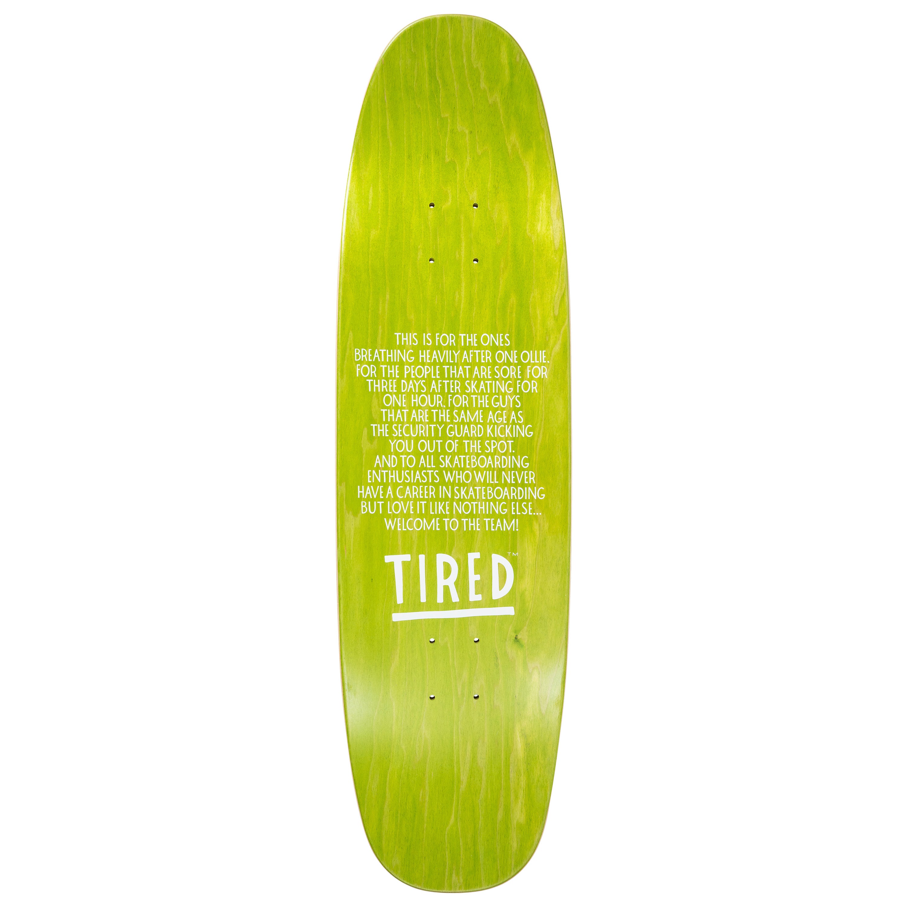 Tired Skateboards Oh Hell No Donny Deck - 8.65"