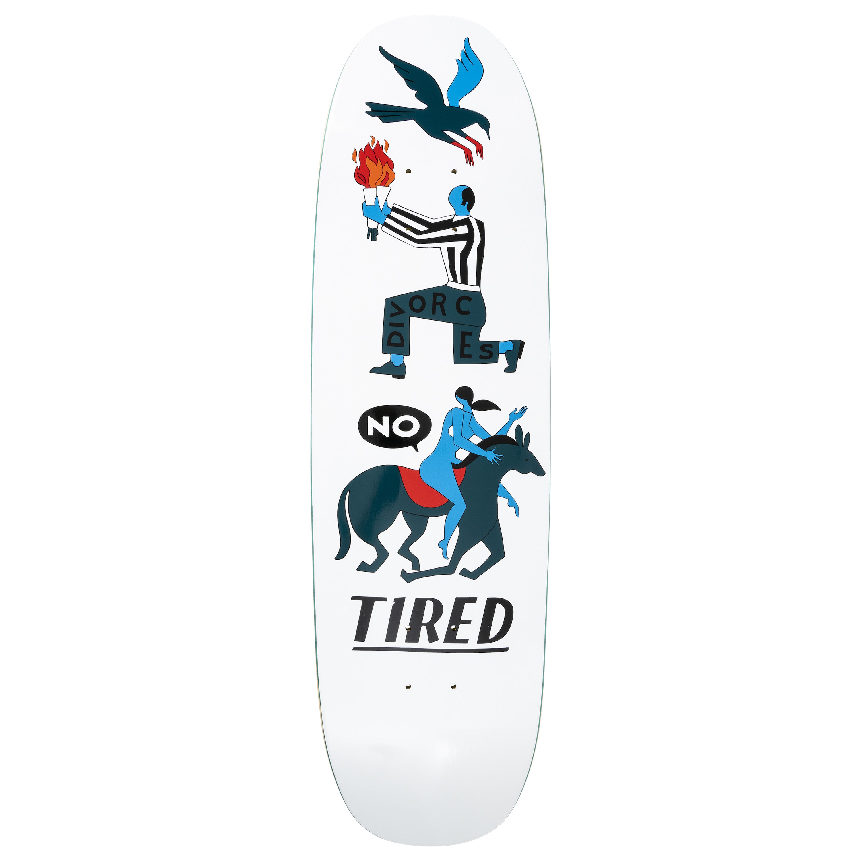 Tired Skateboards Oh Hell No Donny Deck - 8.65"