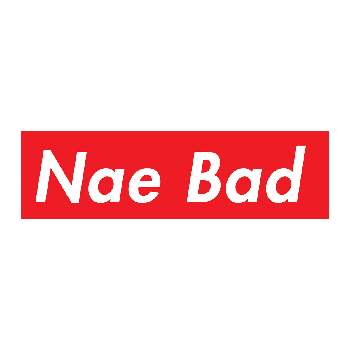 Focus Nae Bad Sticker - 4 pack