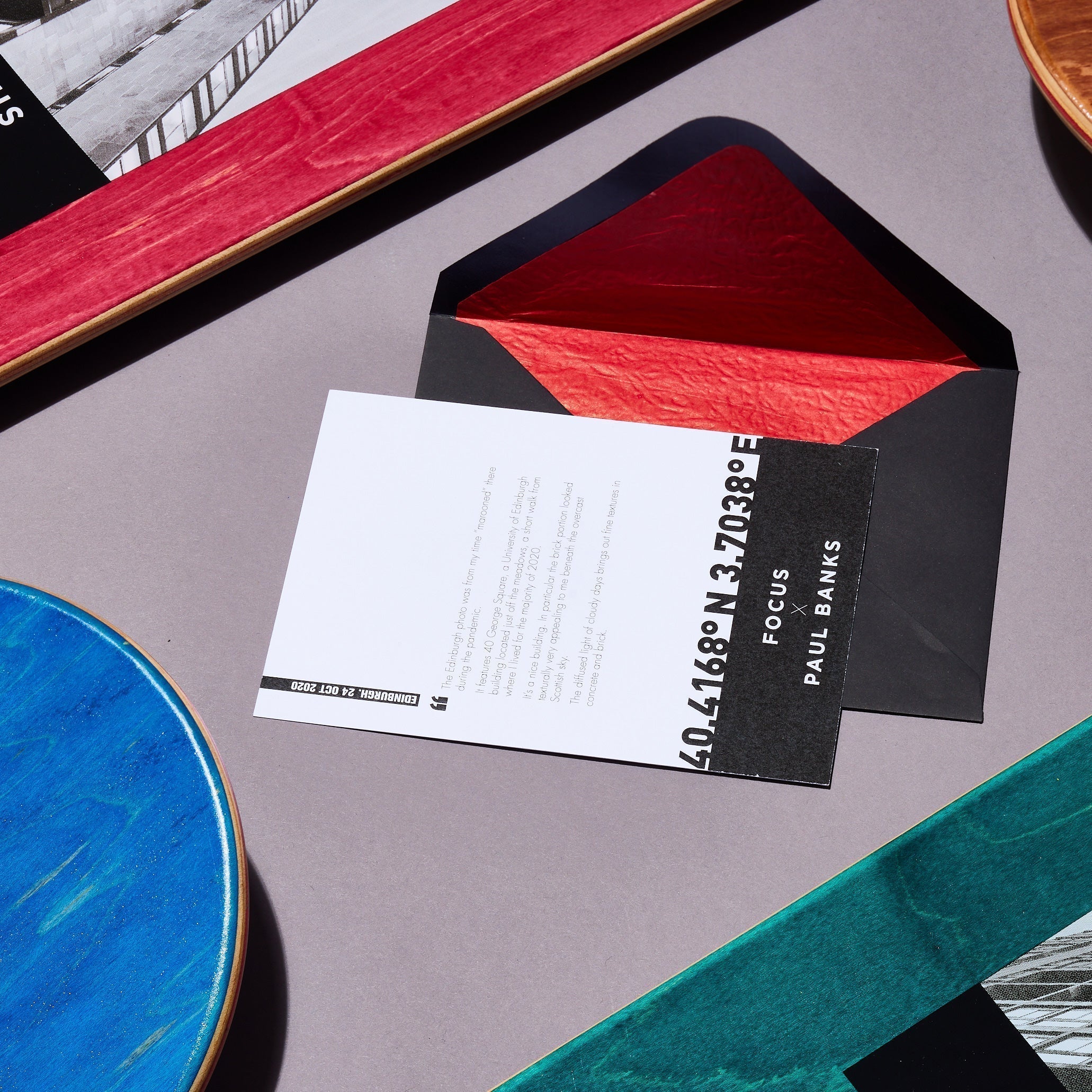 Focus x Paul Banks Edinburgh Deck - 8.75" Football Shape