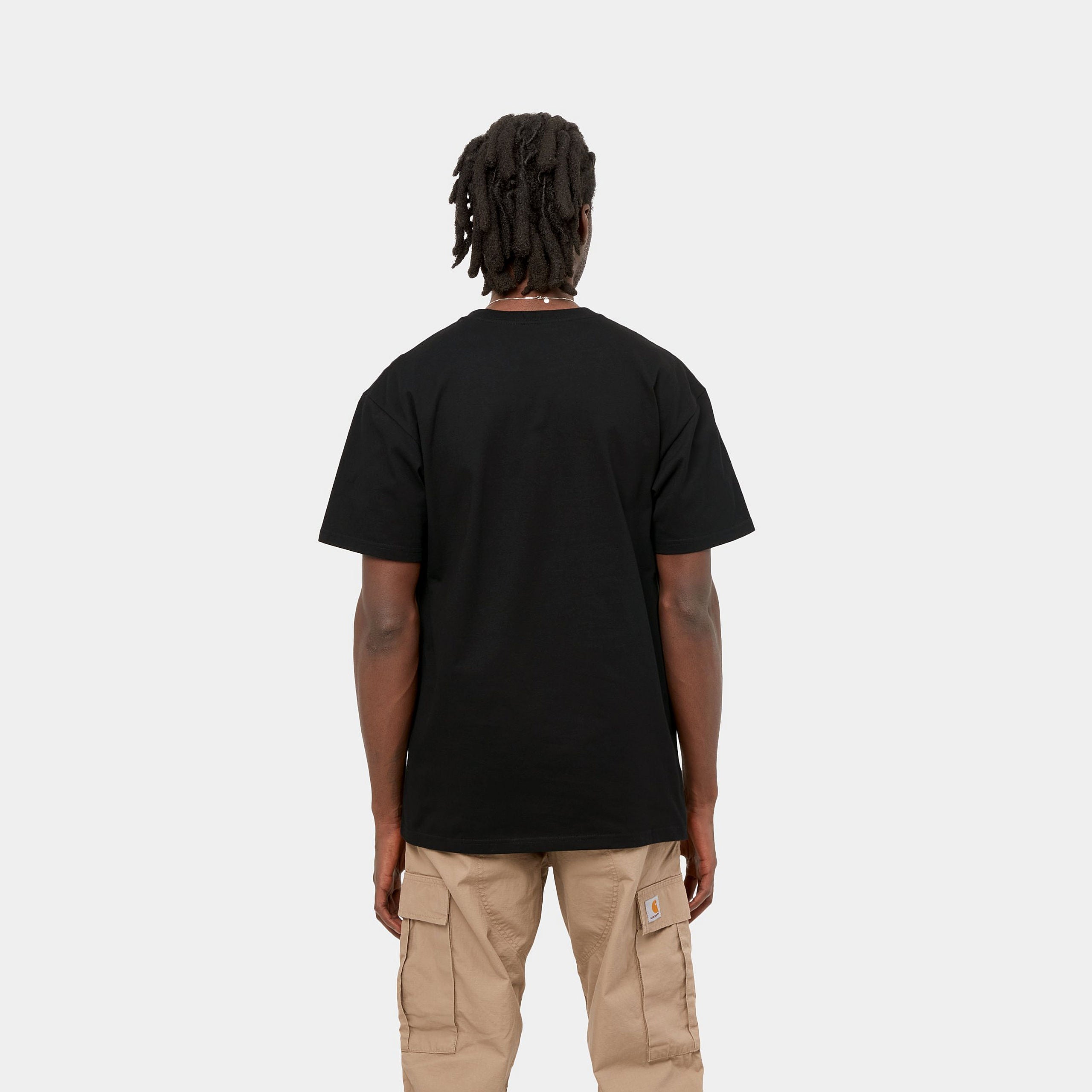 Carhartt WIP Chase Short Sleeve T-shirt - Black/Gold