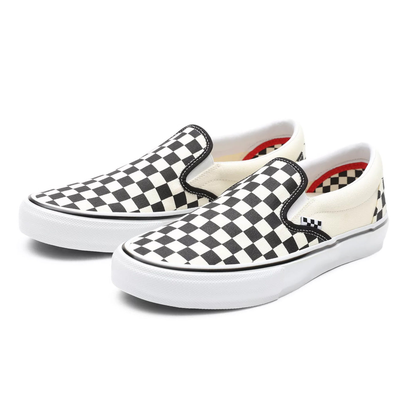Vans Old Skool Checkerboard Vans Uk Vans Skate Slip On Shoes Black