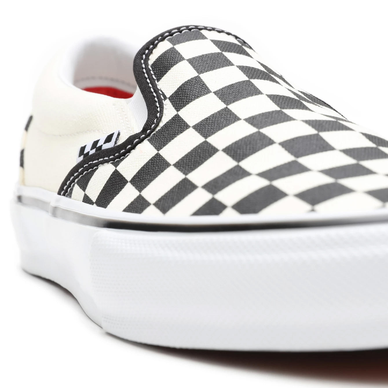 Vans Skate Slip On Shoes - Black/White Checkerboard