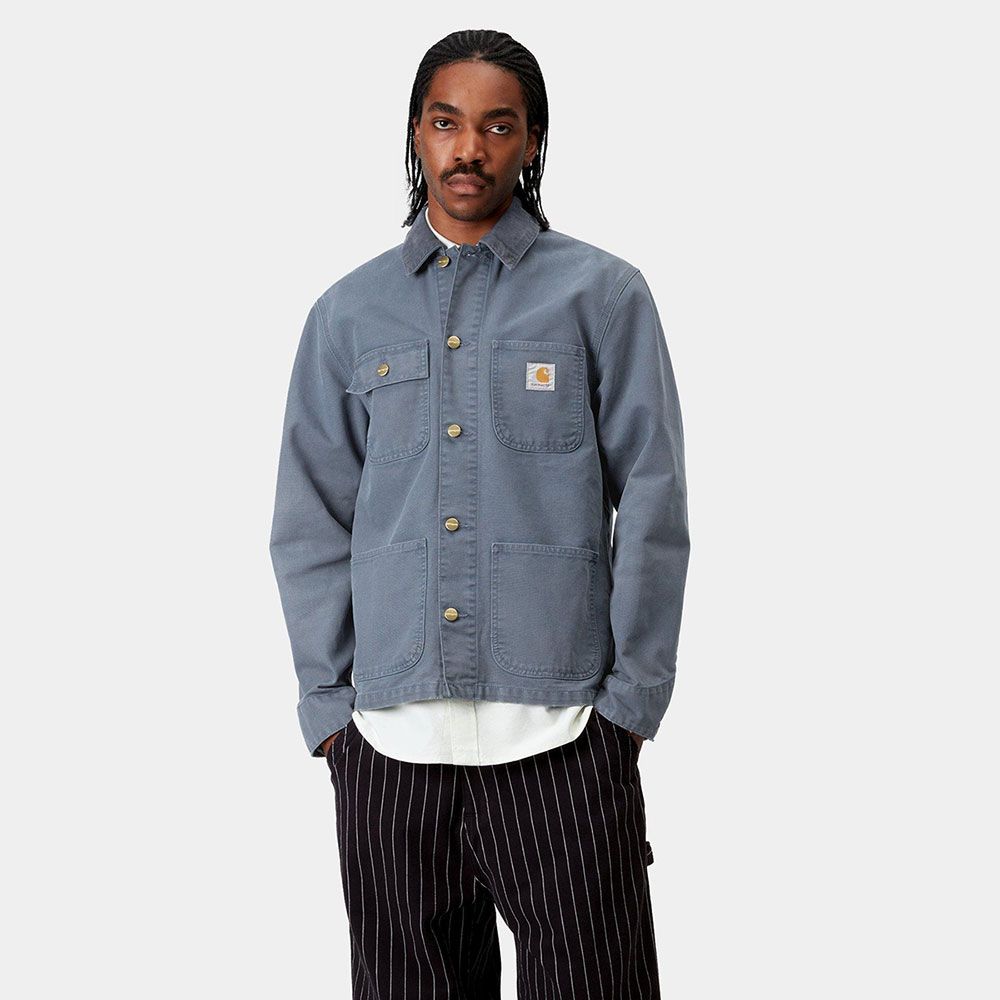 ジャケット・アウター Carhartt WIP MICHIGAN COAT - Dusky Blue Carhartt Wip Michigan Coat (Dusty Blue) – Two 18