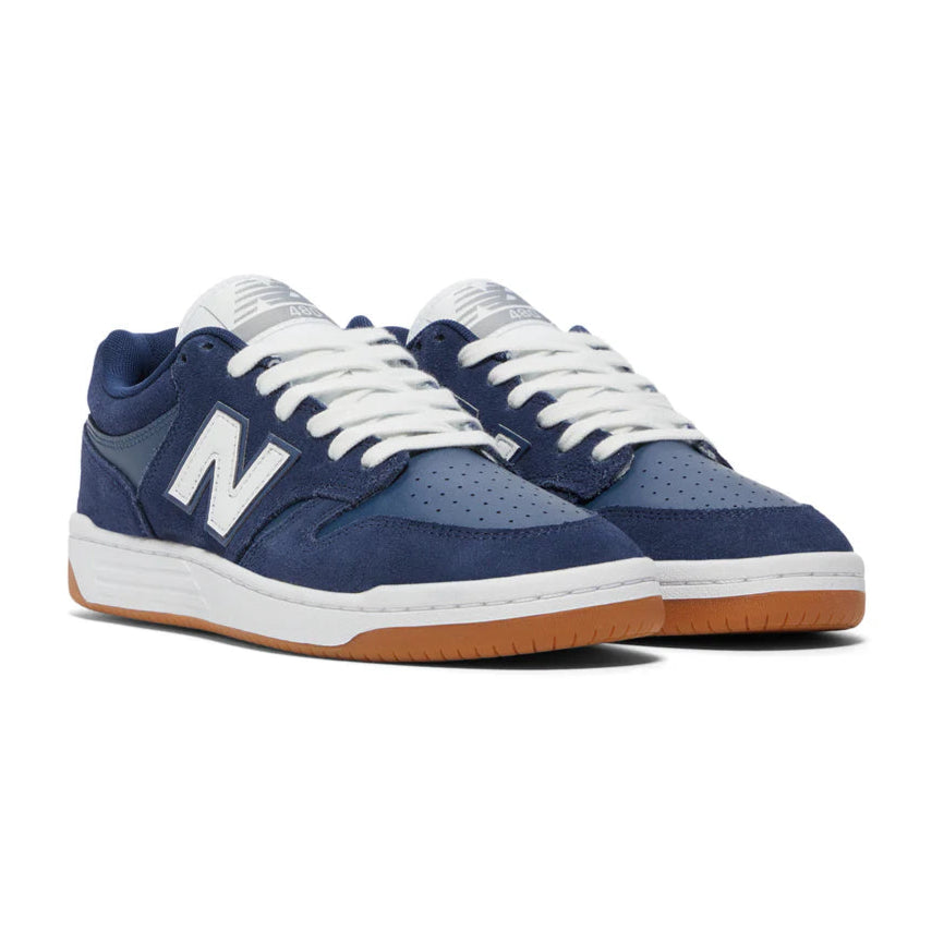 New Balance Numeric NM480 Shoes - Navy/White