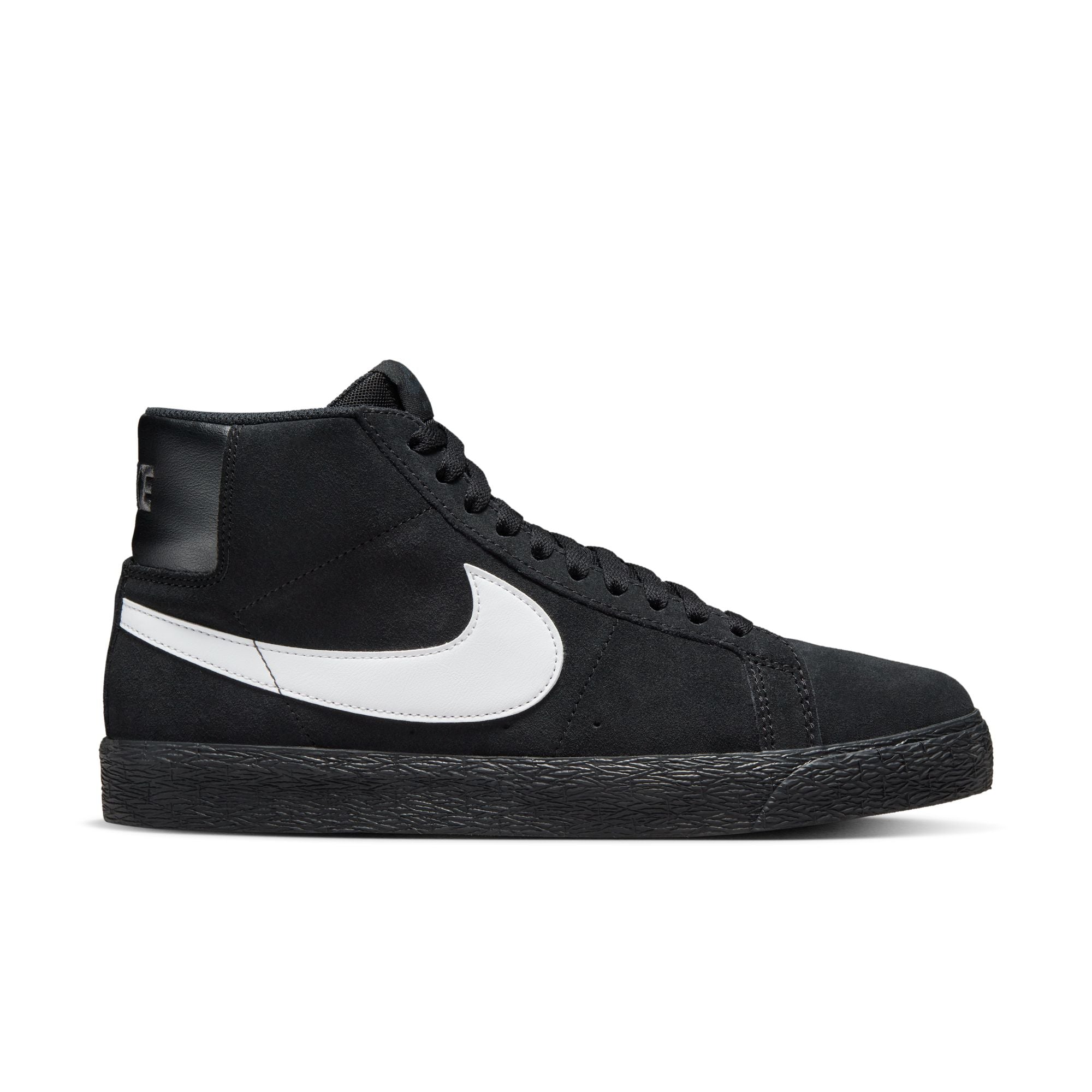 Nike SB Zoom Blazer Mid Shoes - Black/White-Black