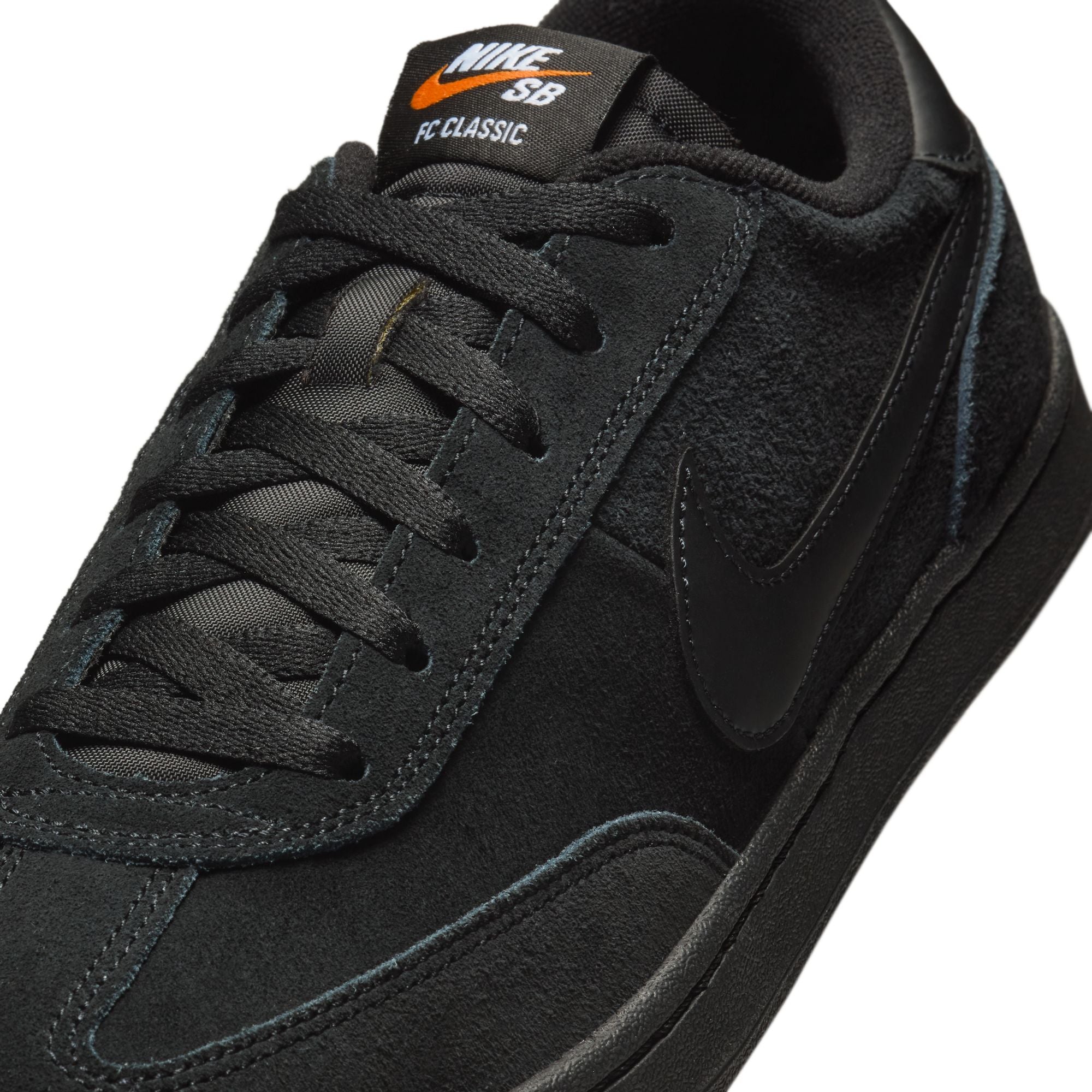 Nike SB FC Classic Shoes - Black/Black-Vivid Orange