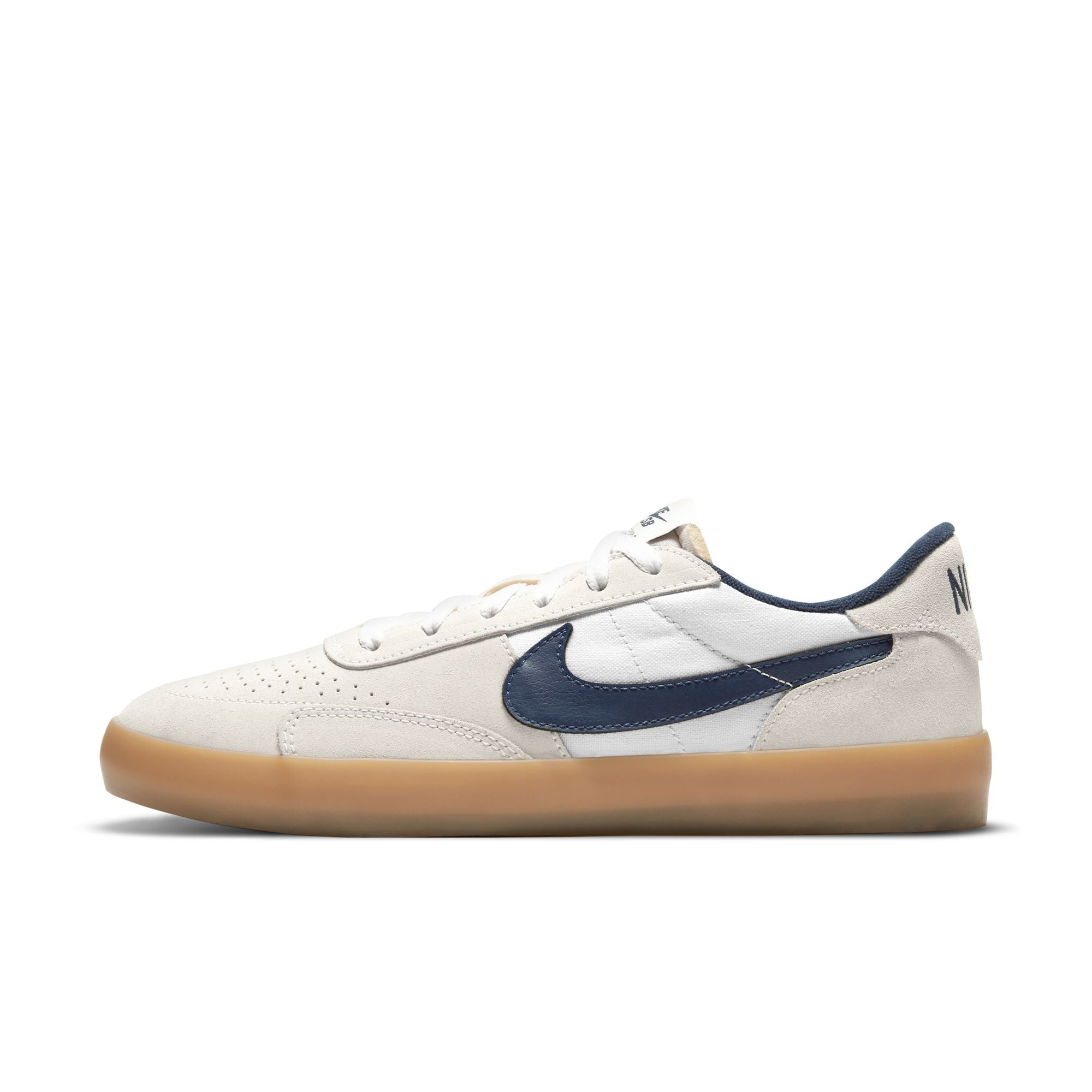 Nike SB Heritage Vulc Shoes - Summit White/Navy-White-Gum Light Brown