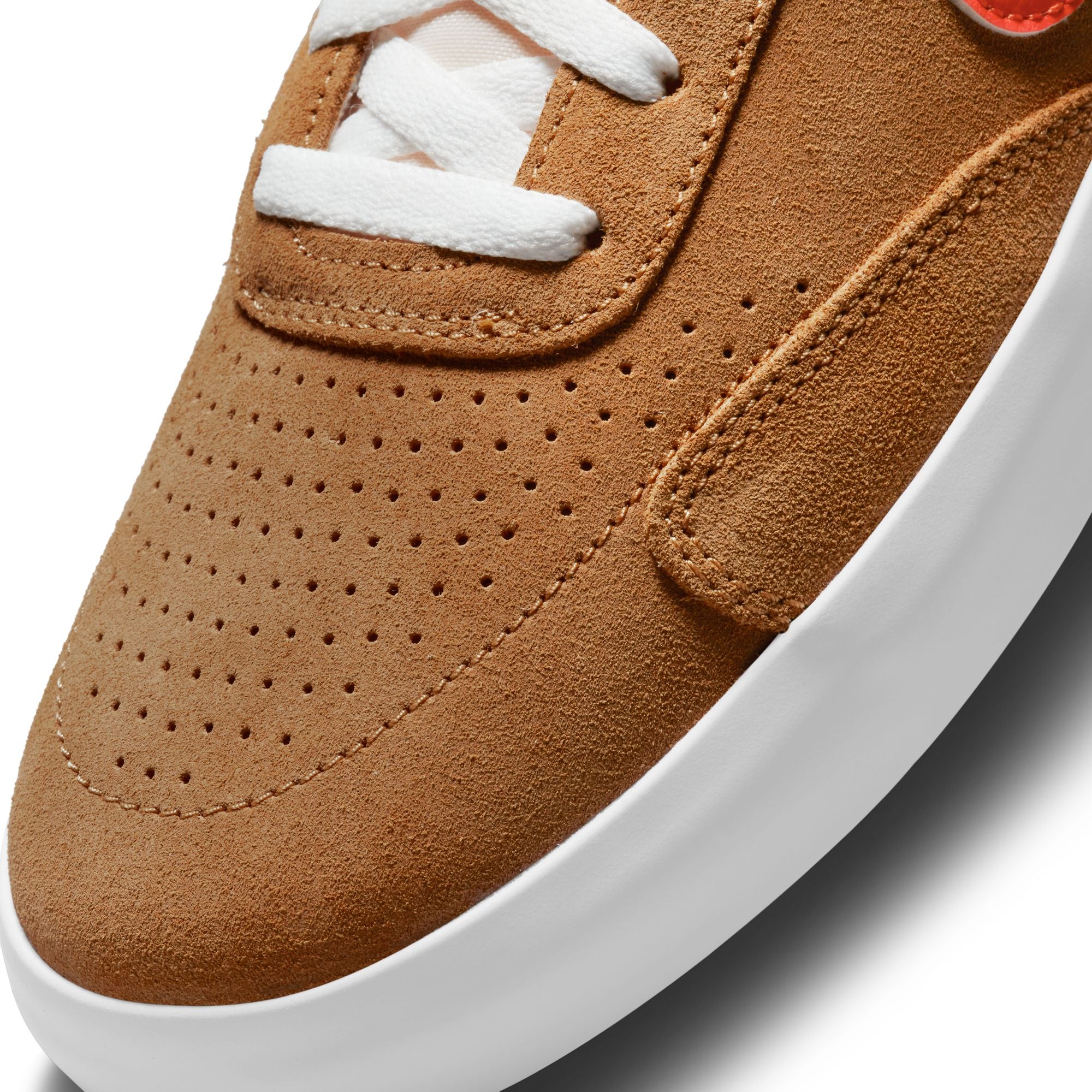 Nike SB Heritage Vulc Shoes - Flax/College Orange-Oatmeal-White