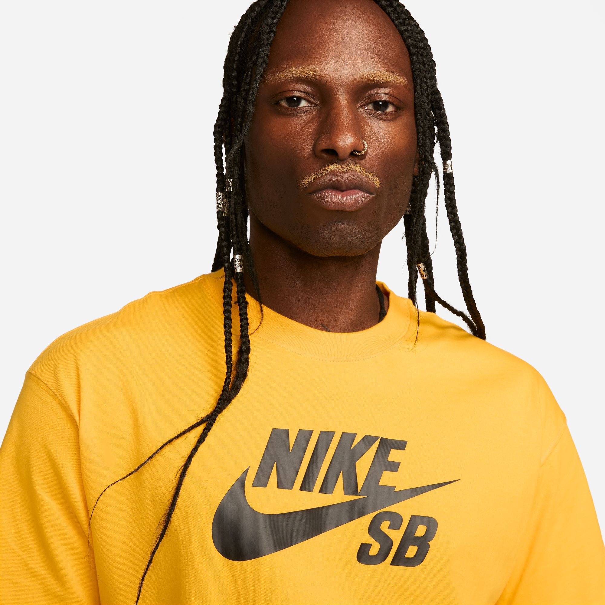 Nike SB Large Icon Logo T-shirt - University Gold