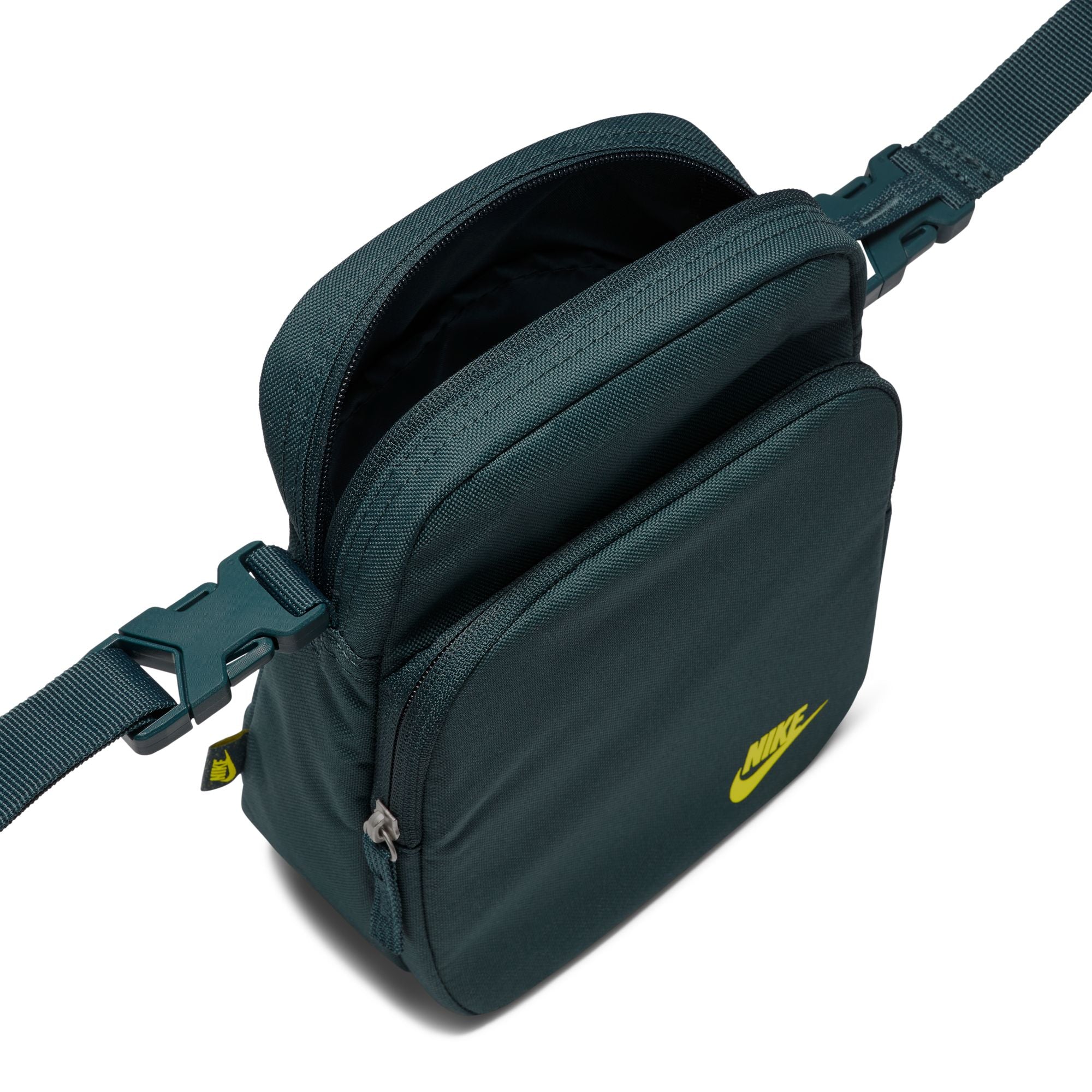 Nike Heritage Shoulder Bag - Deep Jungle/High Voltage