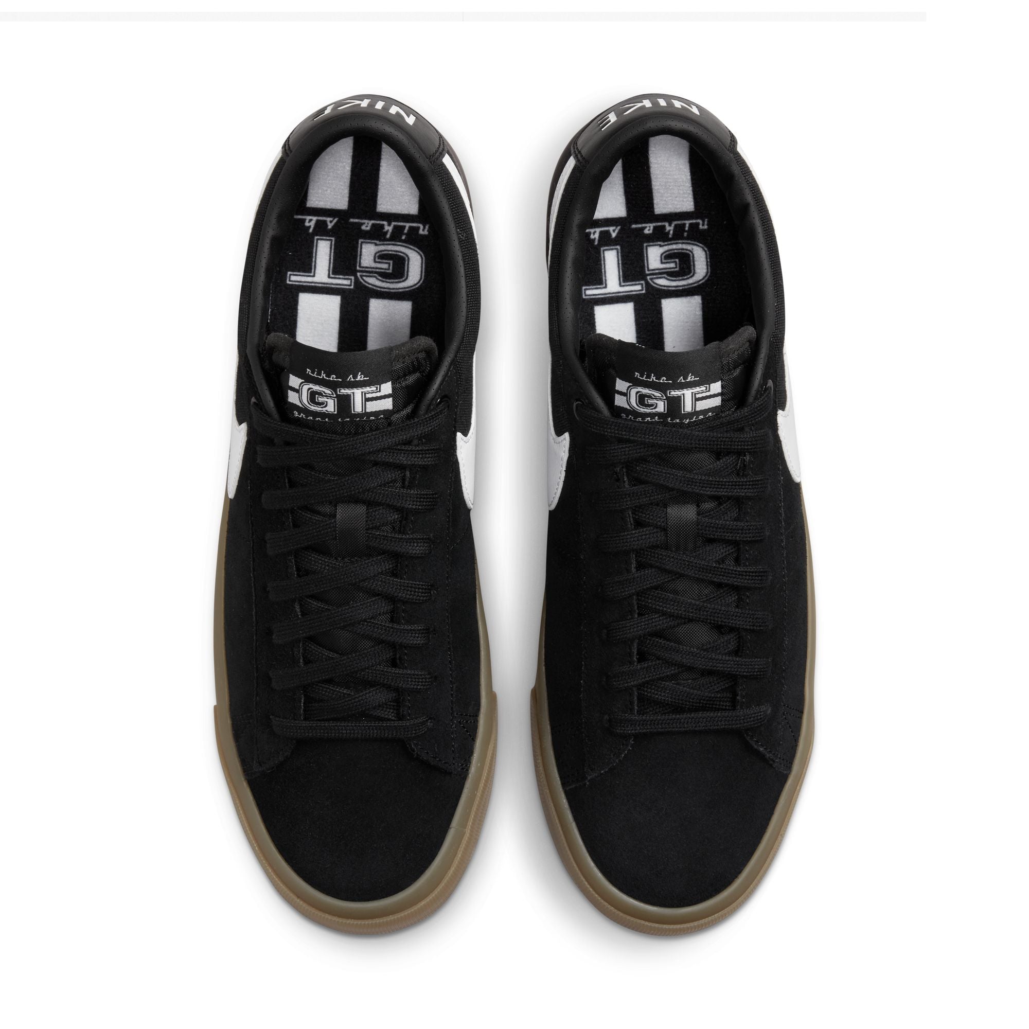 Nike SB Zoom Blazer Low GT Shoes - Black/Black-Gum