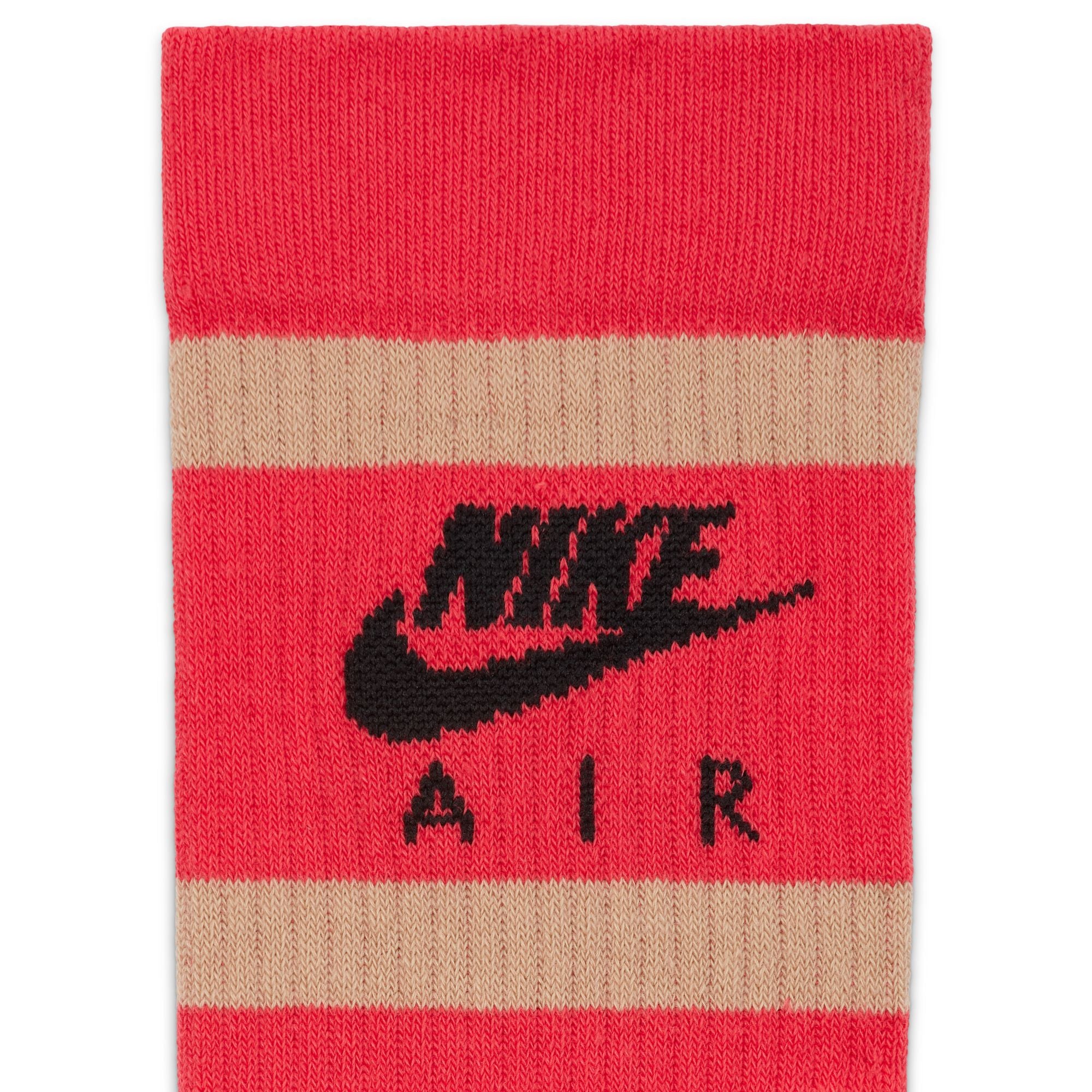 Nike Everyday Essential 2 Pack Socks - Red/Black & Tan/Black