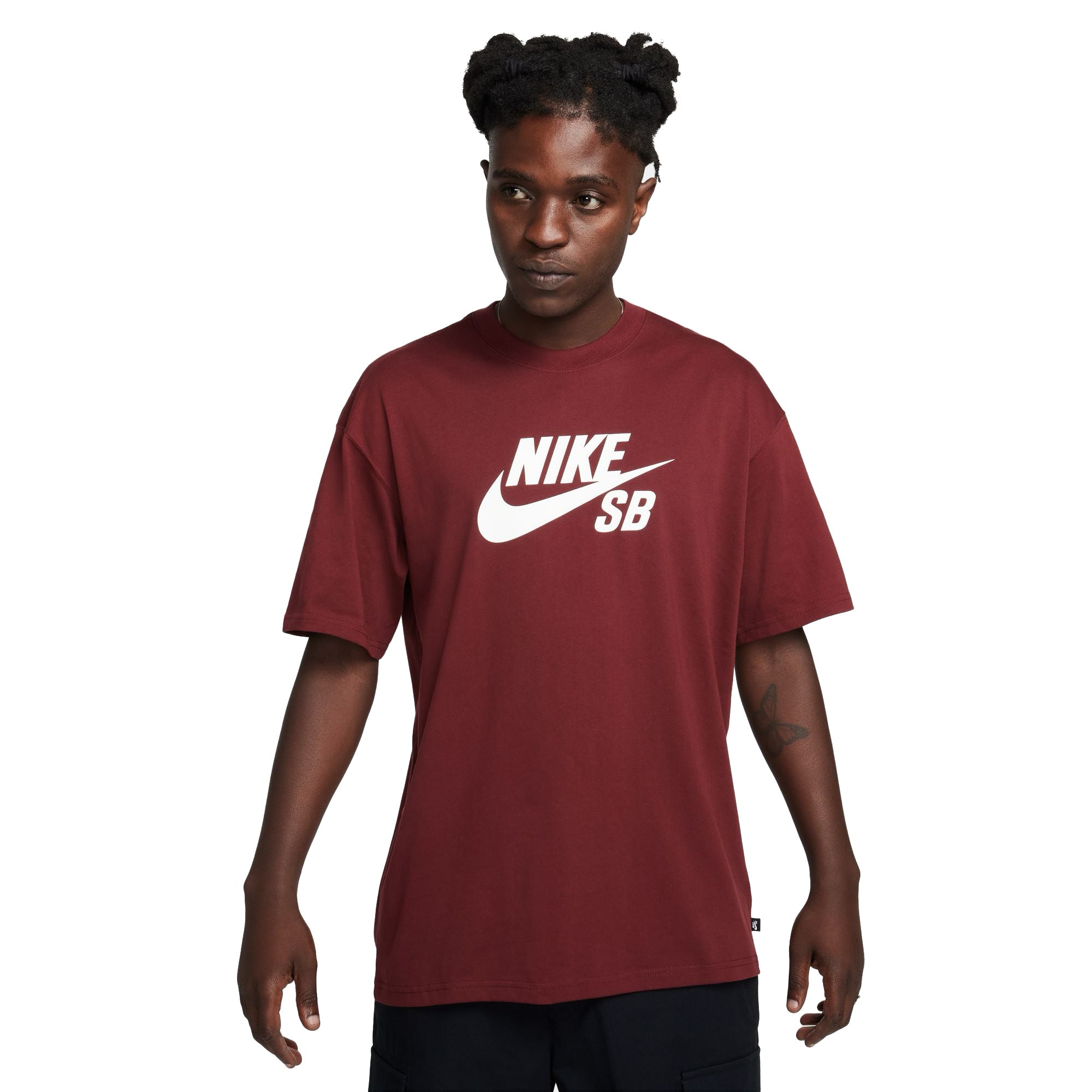 Nike SB Large Icon Logo T-shirt - Deep Team Red