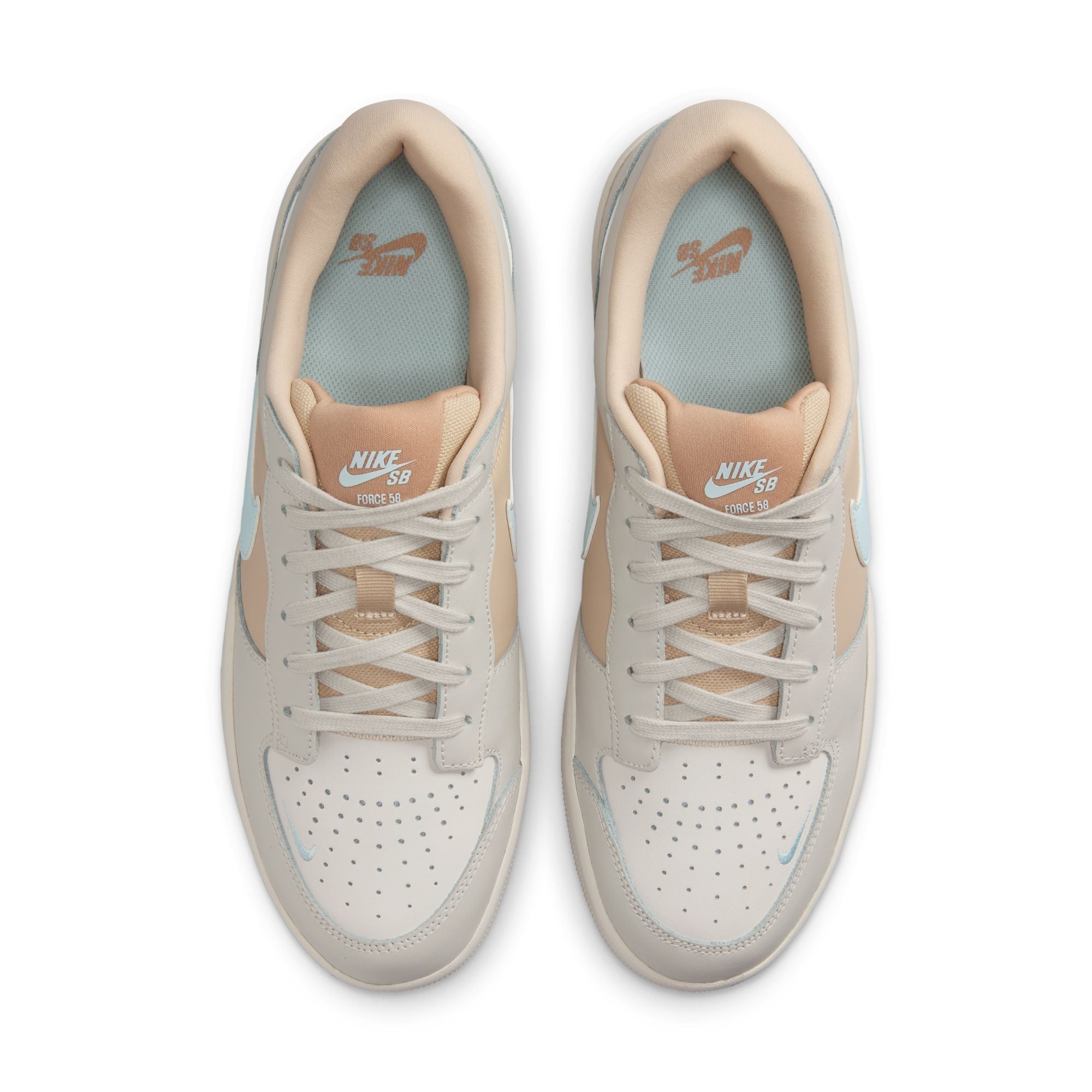 Nike SB Force 58 Premium Shoes in a light sand colour