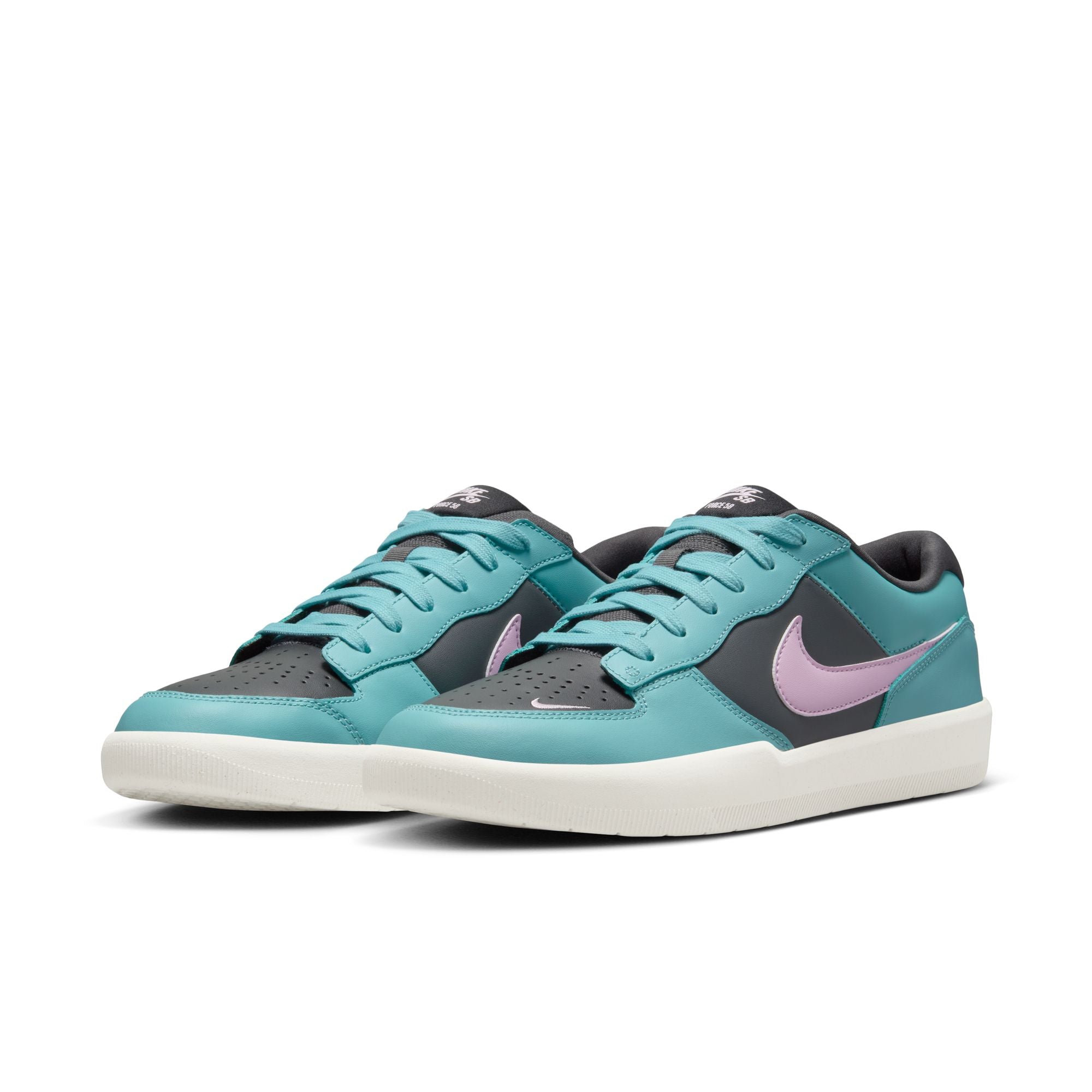 Nike SB Force 58 Premium Shoes - Denim Turquoise/Pink Foam-Cool Grey