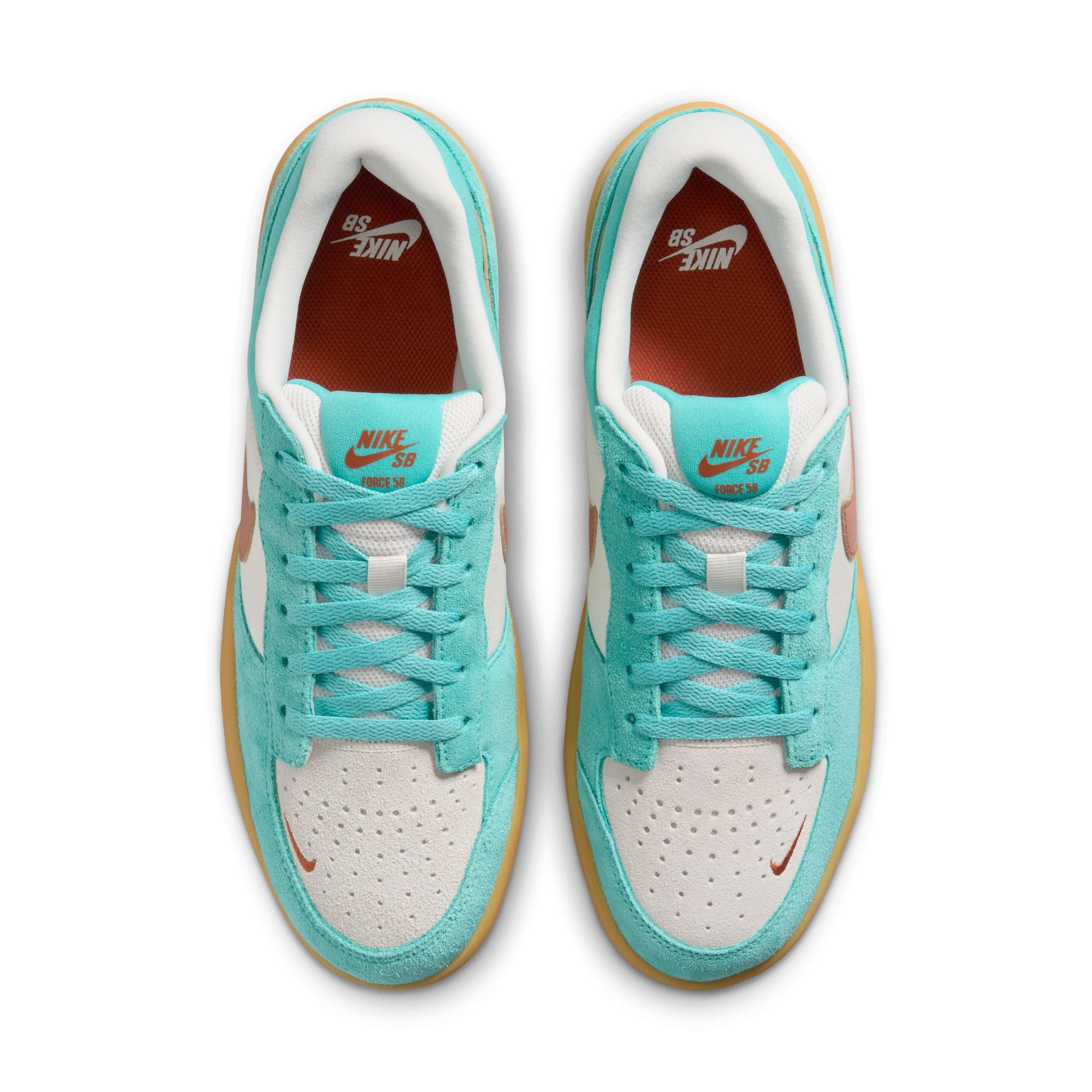 Nike SB Force 58 Shoes - Green Frost/Dark Russet-Phantom