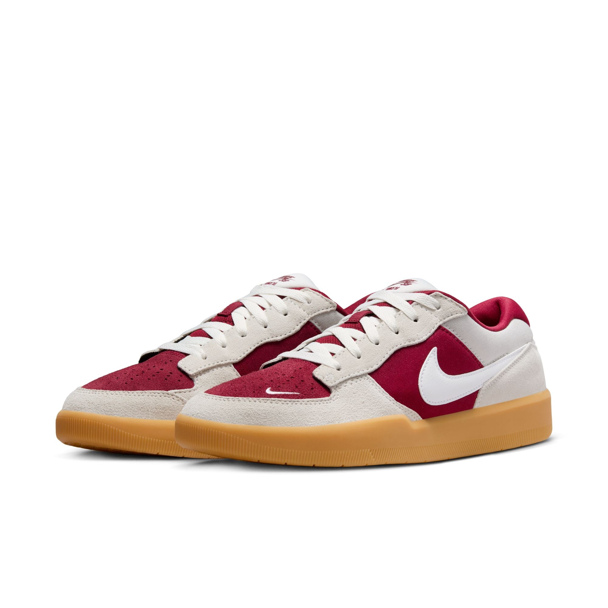 Nike SB Force 58 Premium Shoes - Team Red/White-Summit White