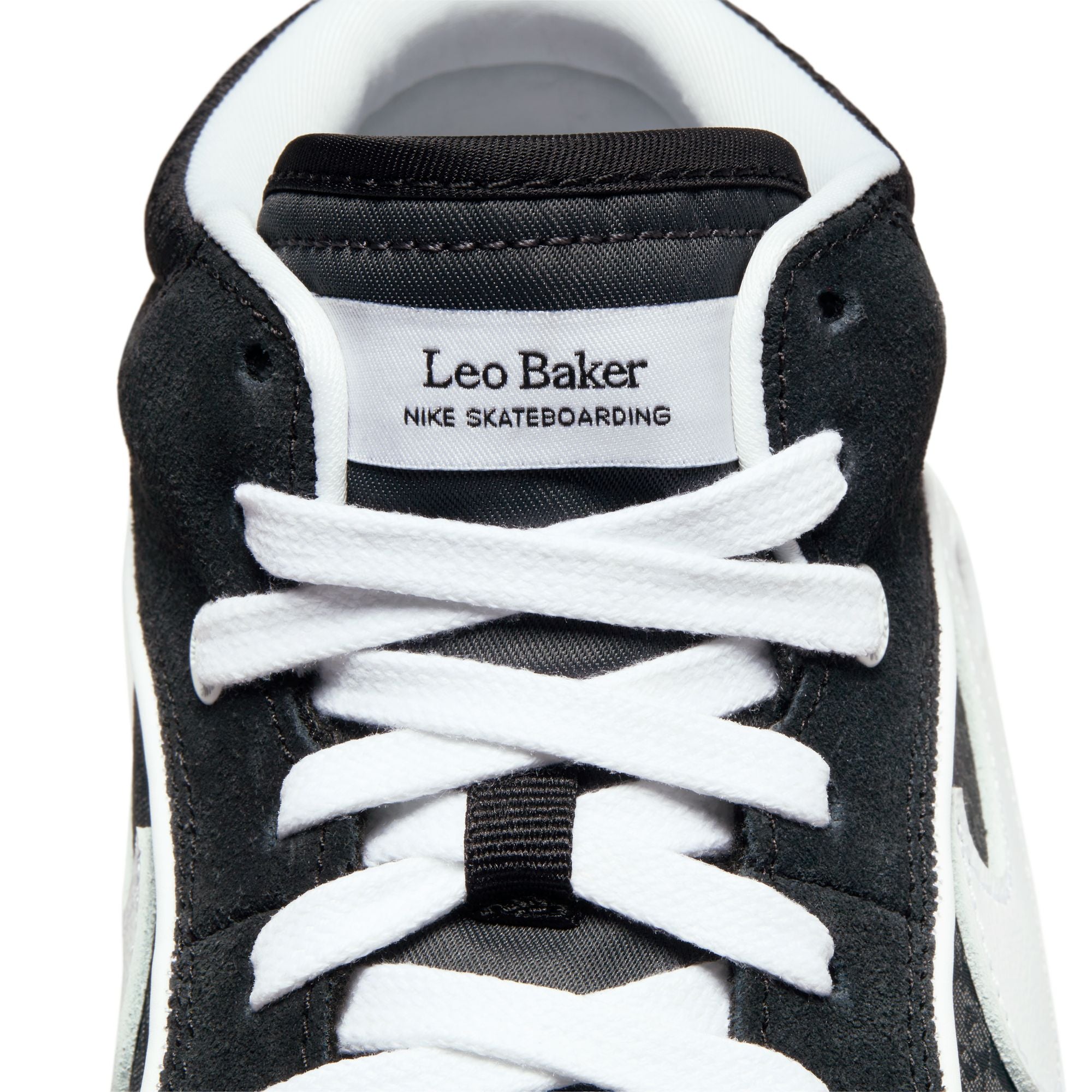 Nike SB Leo Baker React Shoes - Black/White-Gum-Light Brown