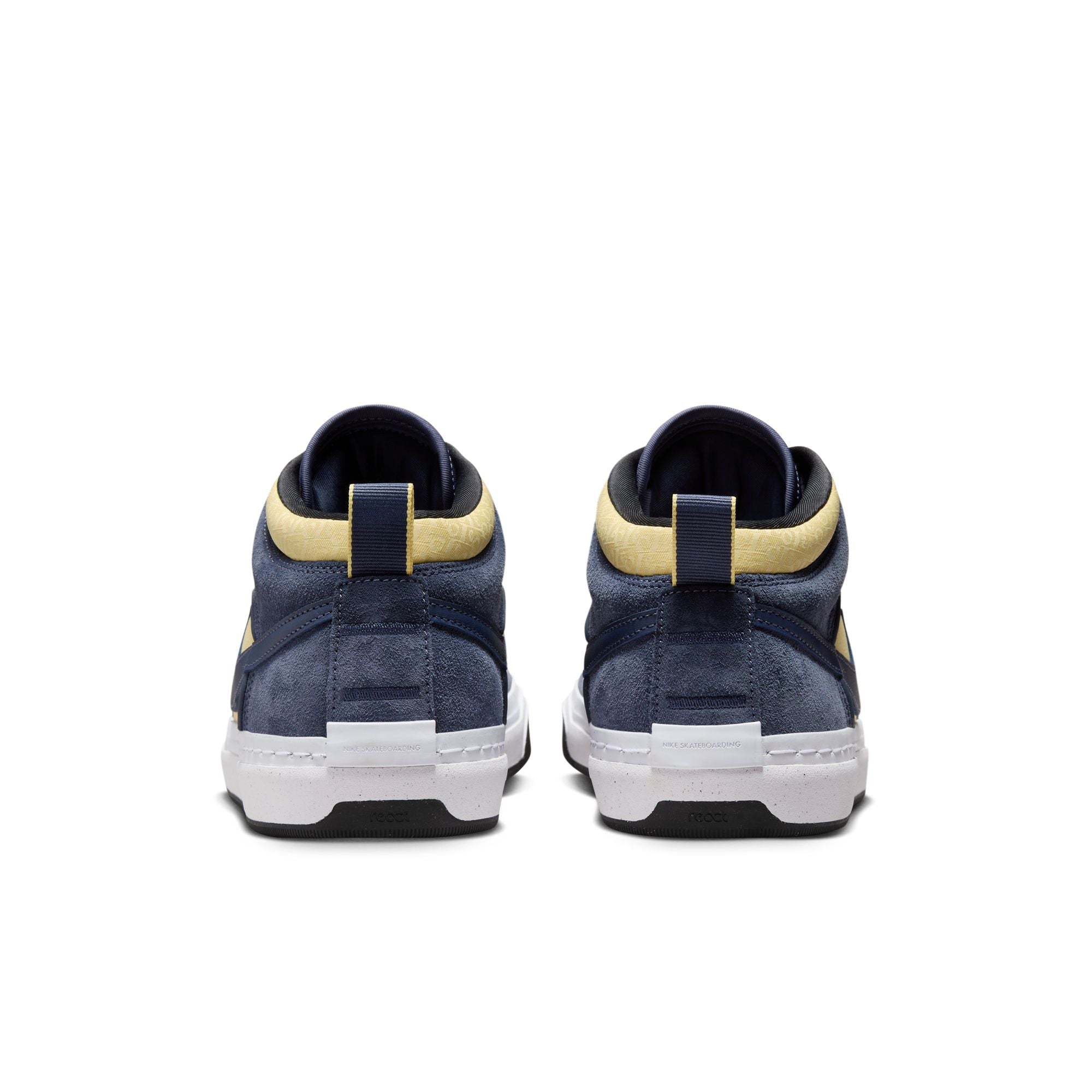 Nike SB Leo Baker React Shoes - Thunder Blue/Thunder Blue-Saturn Gold