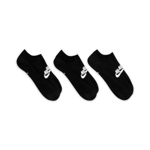 Nike Everyday Essential No Show 3 Pack Socks - Black/White