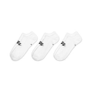 Nike Everyday Essential No Show 3 Pack Socks - White/Black