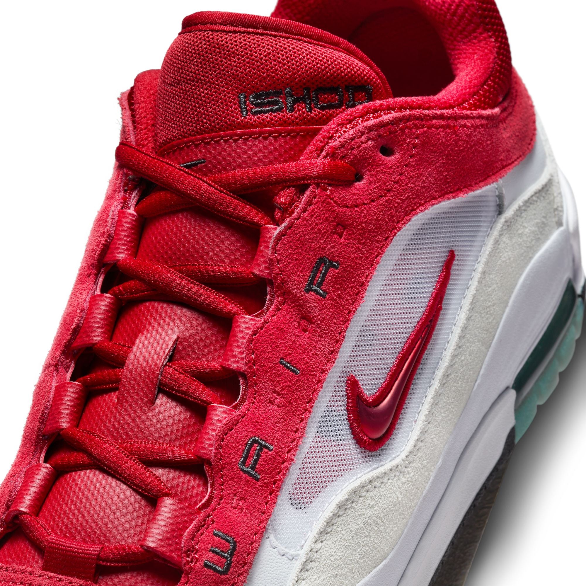 Nike Air Max Ishod Shoe - White/Varsity Red-Summit White