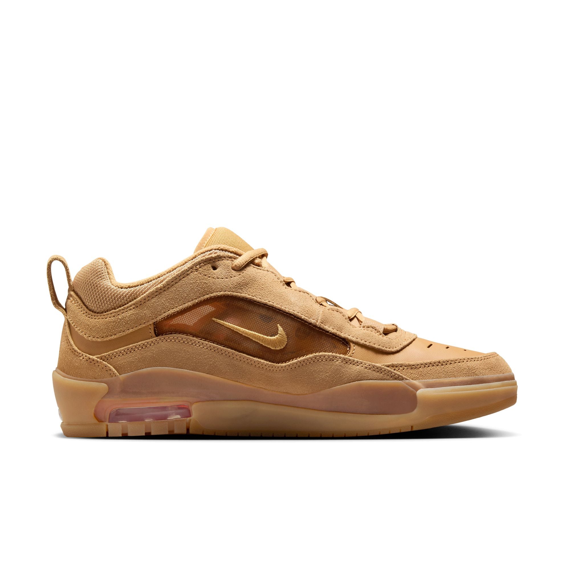 Nike Air Max Ishod Shoe - Flax/Wheat-Flax-Safety Orange