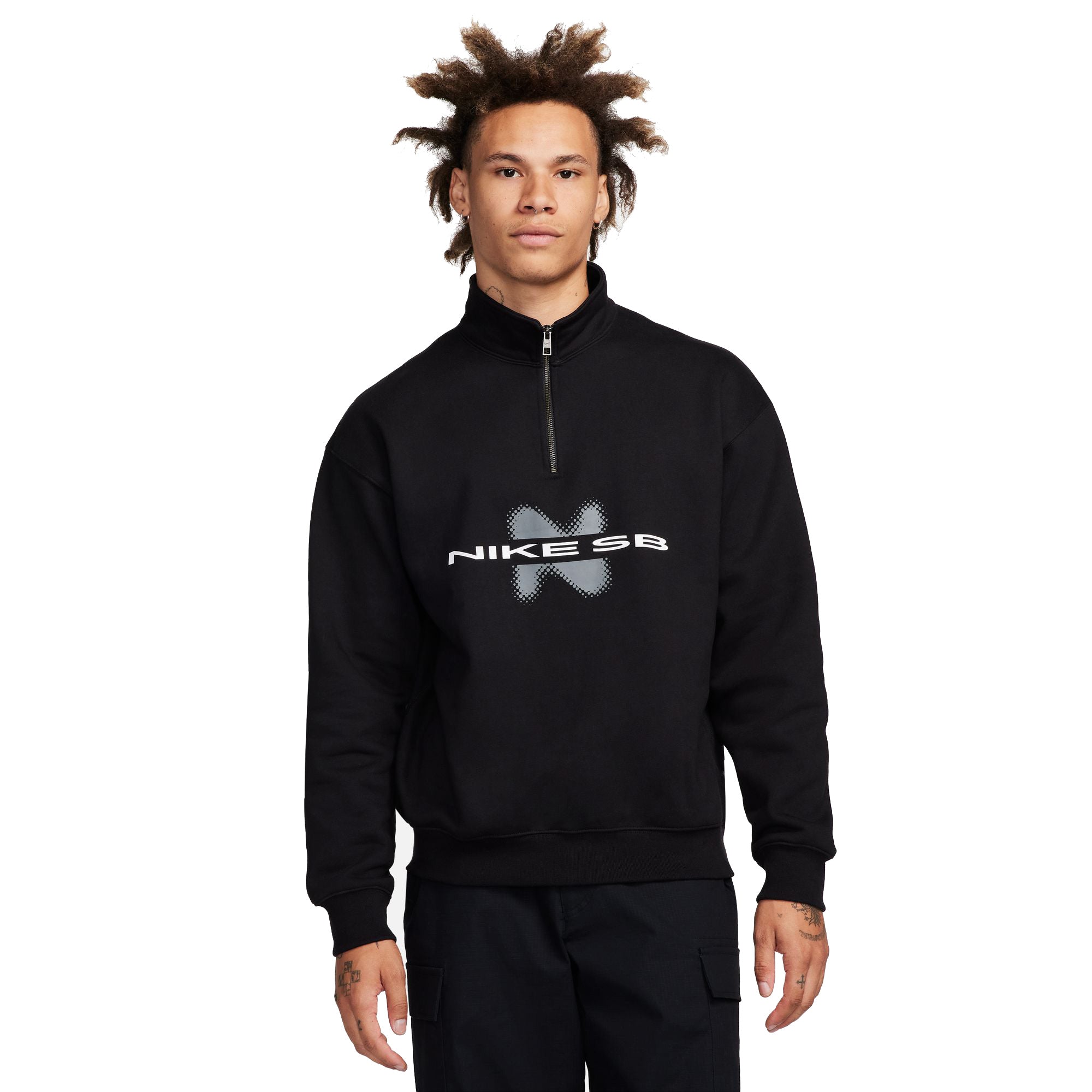 Nike SB Y2K Half Zip Sweatshirt - Black
