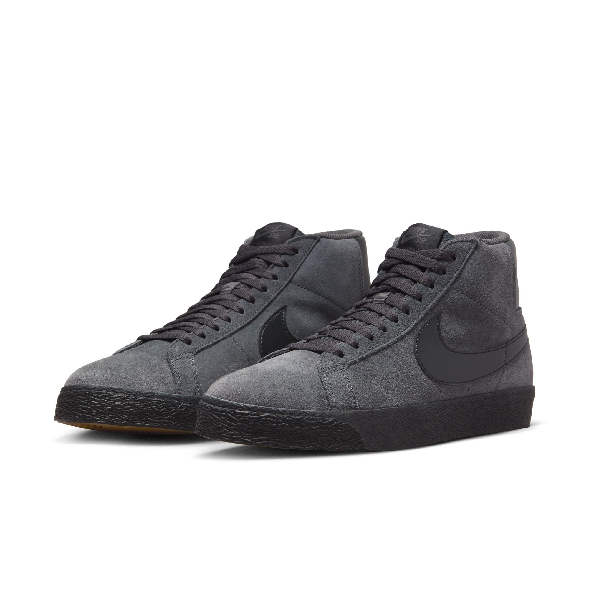 Nike SB Zoom Blazer Mid Shoes - Anthracite/Black-Anthracite