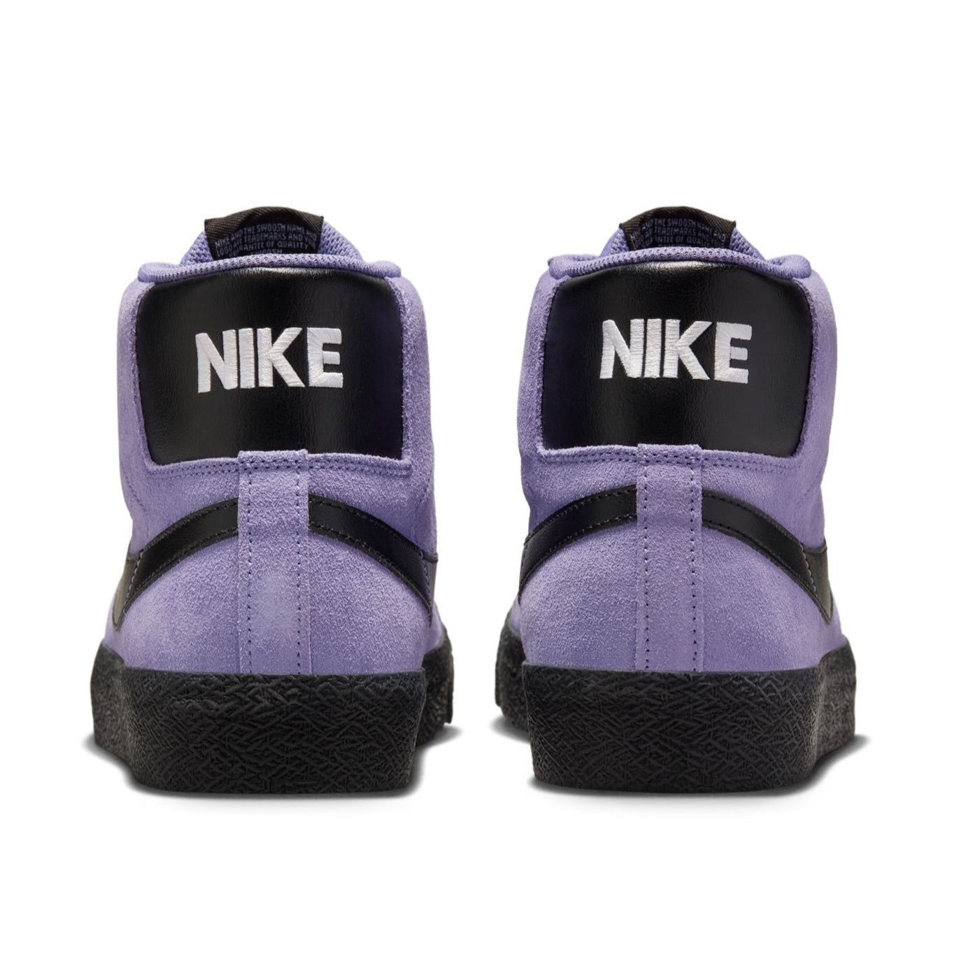 Nike SB Blazer Mid Shoes - Dusty Amethyst/Black-Dusty Amethyst