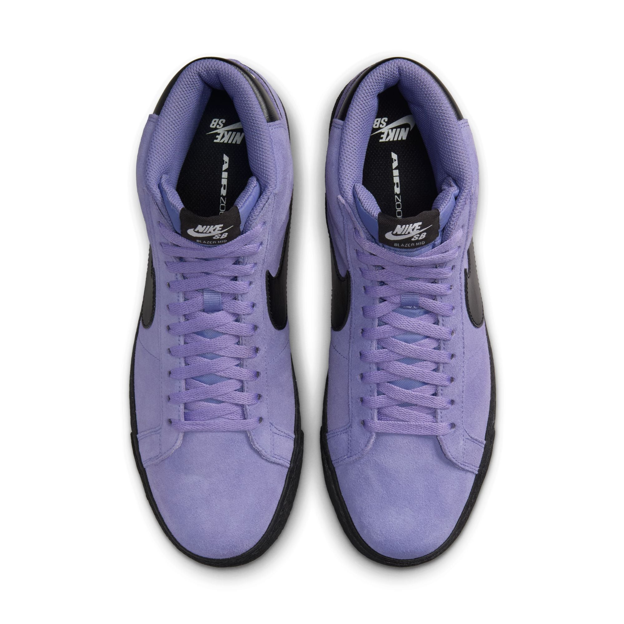 Nike SB Blazer Mid Shoes - Dusty Amethyst/Black-Dusty Amethyst