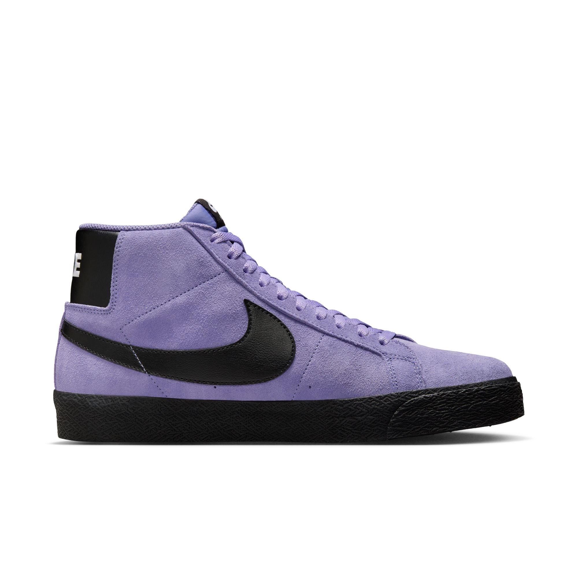 Nike SB Blazer Mid Shoes - Dusty Amethyst/Black-Dusty Amethyst