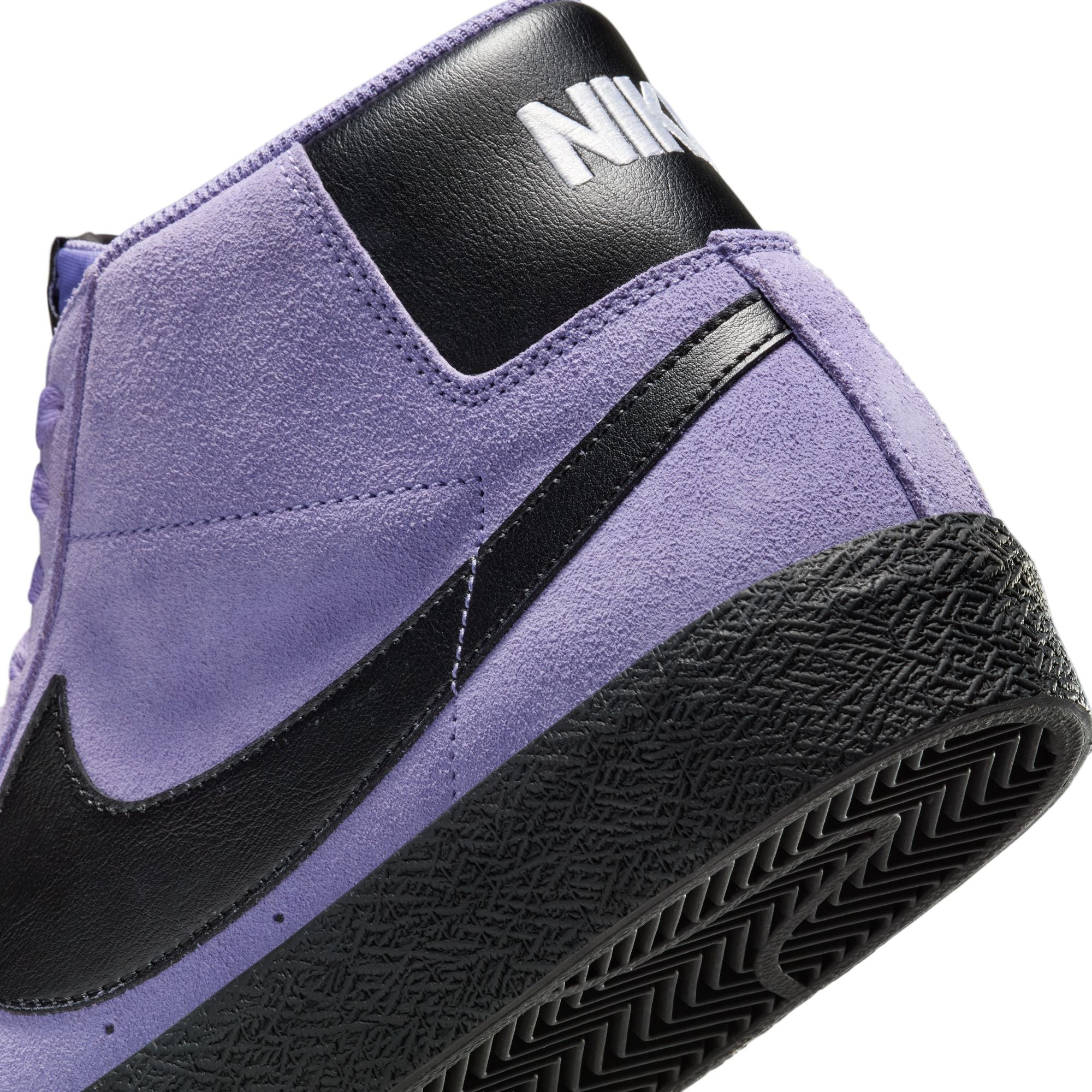 Nike SB Blazer Mid Shoes - Dusty Amethyst/Black-Dusty Amethyst