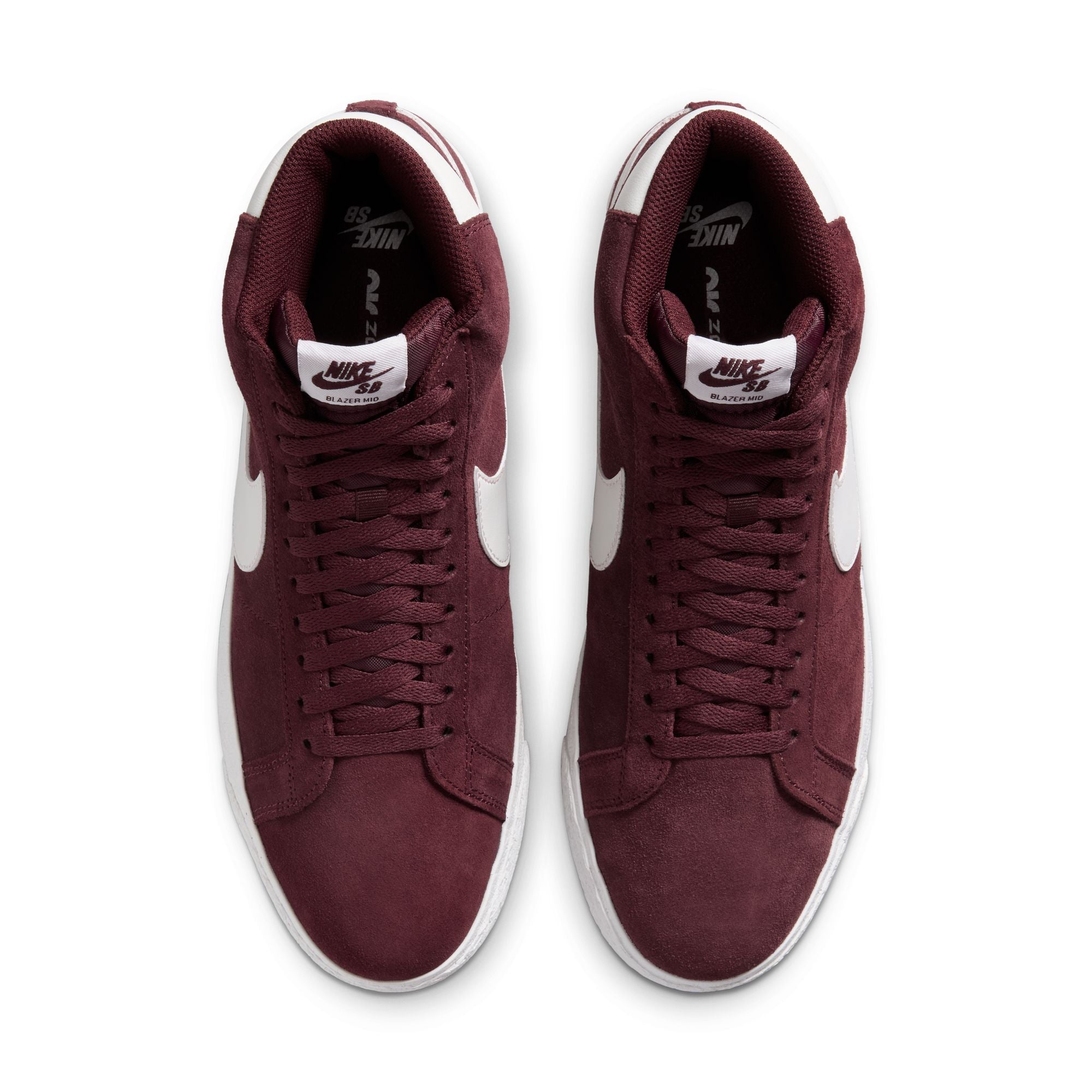 Nike SB Zoom Blazer Mid Shoes - Burgundy Crush/Summit White