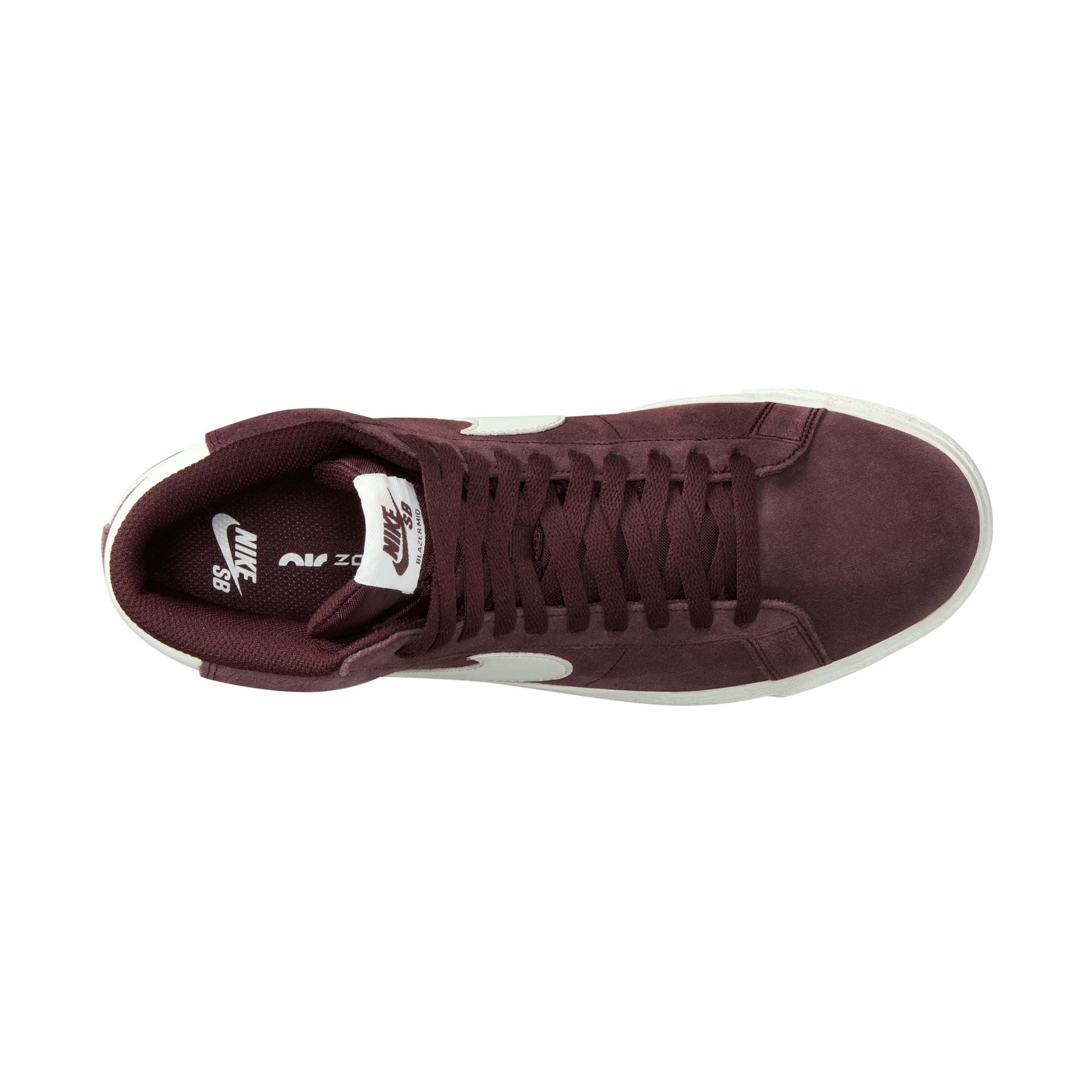 Nike SB Zoom Blazer Mid Shoes - Burgundy Crush/Summit White