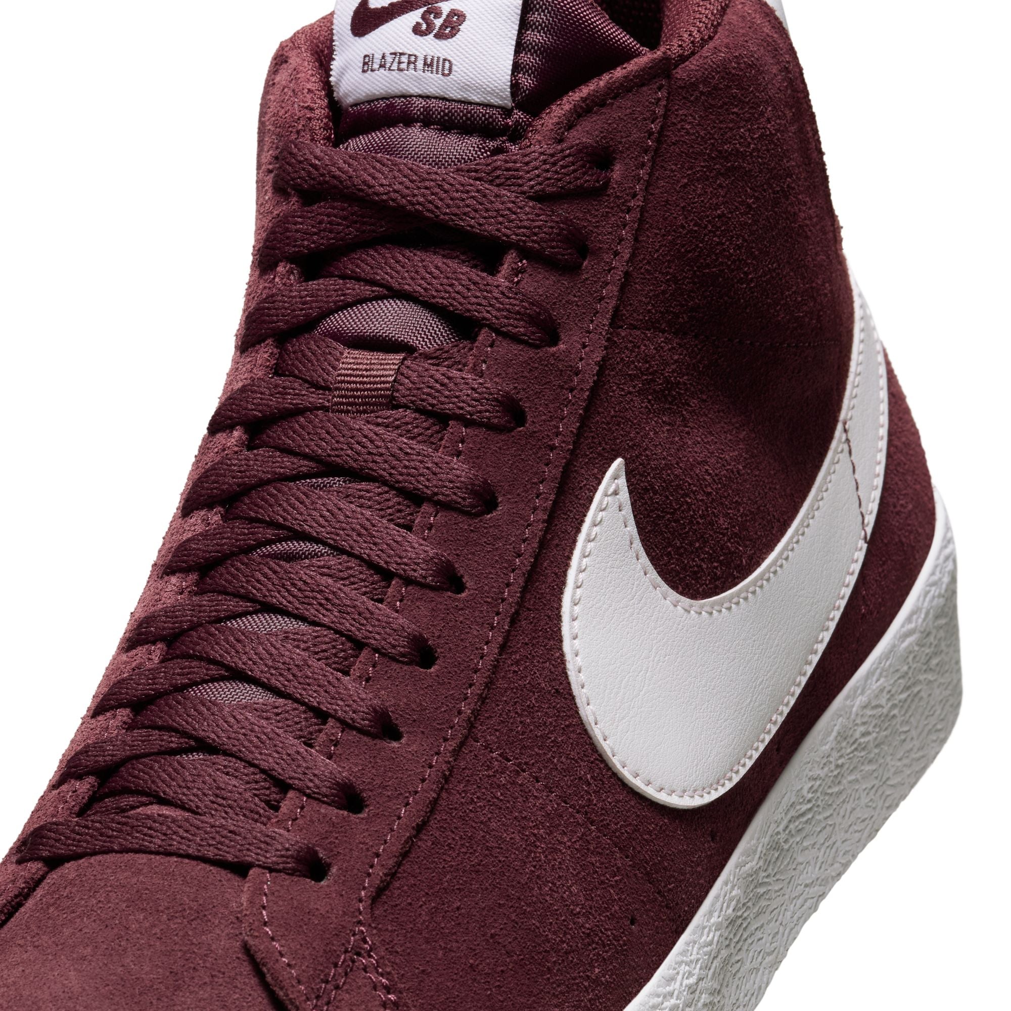 Nike SB Zoom Blazer Mid Shoes - Burgundy Crush/Summit White