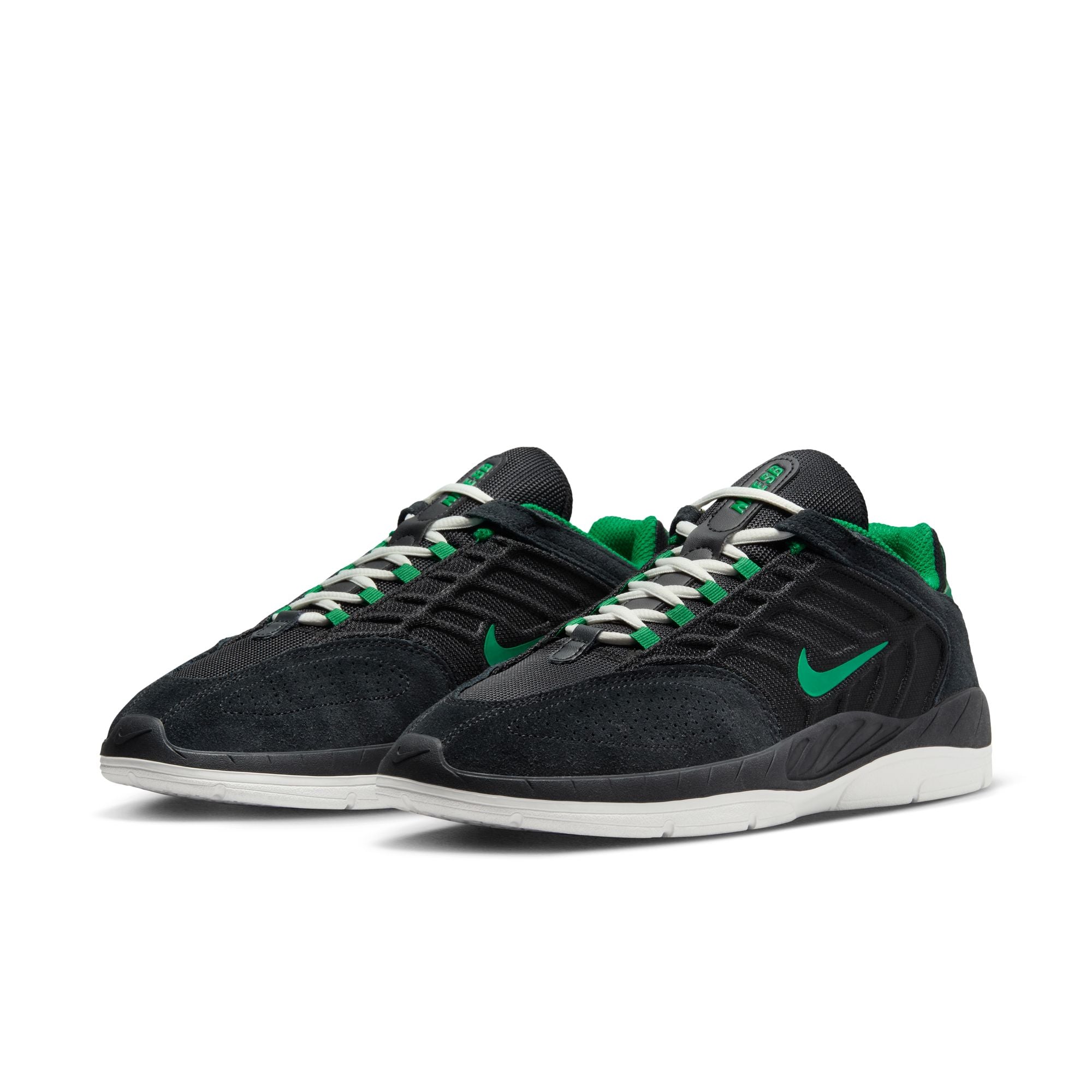 Nike SB Vertebrae Shoes - Black/Machalite-Summit White