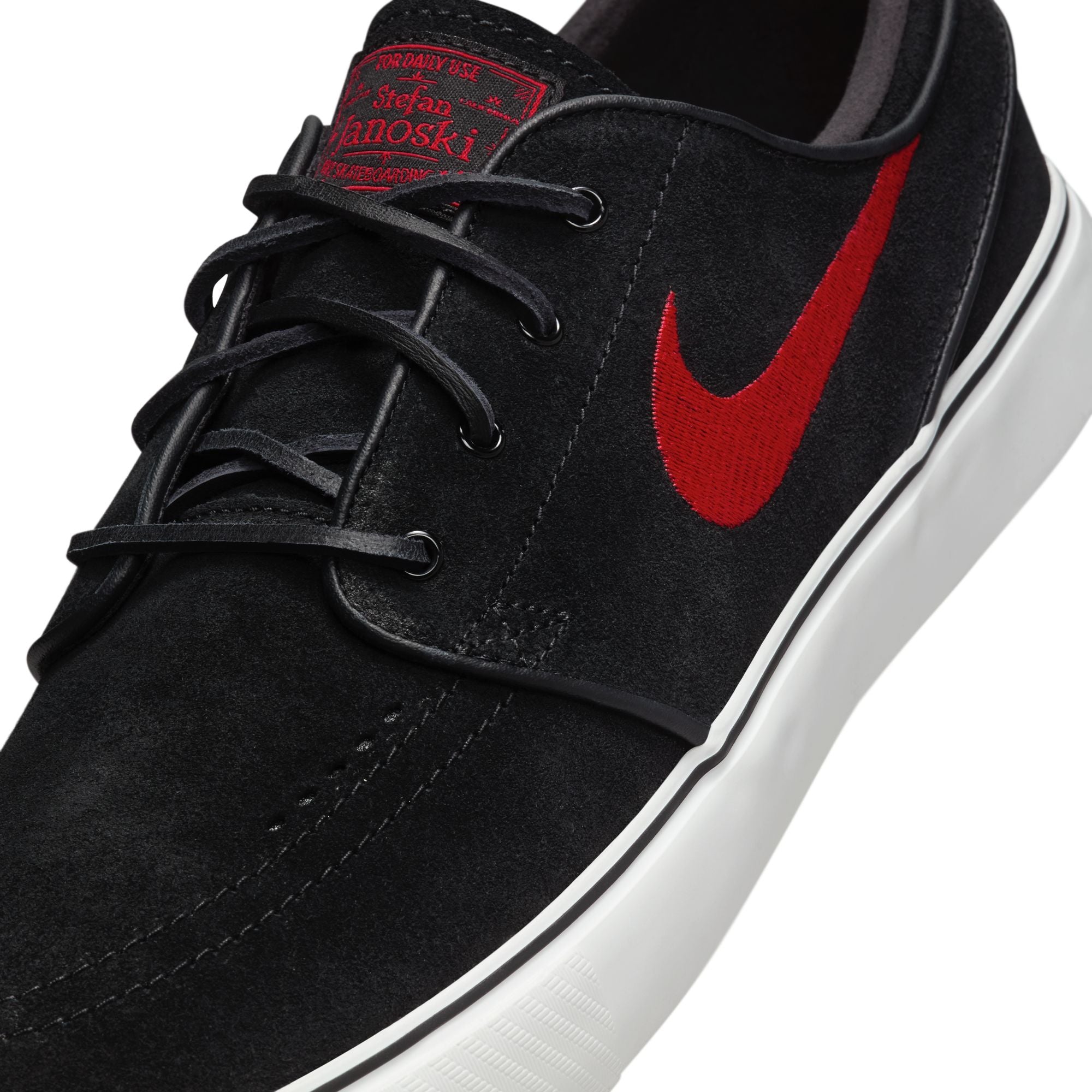 Nike SB Janoski OG+ Shoes - Black/University Red-Black-Summit White