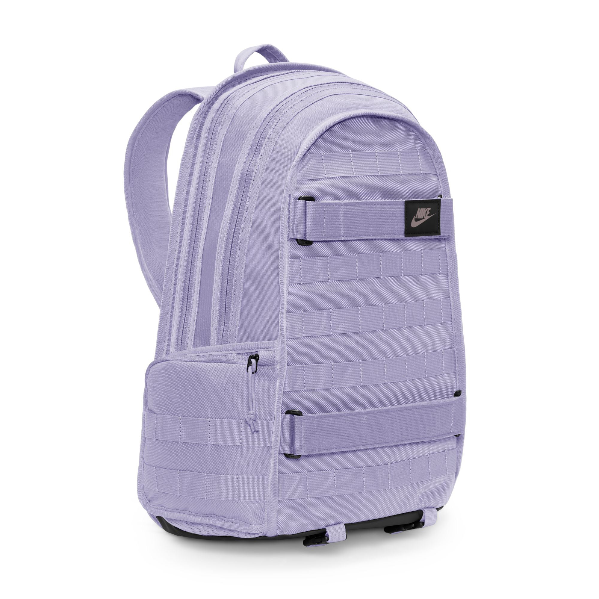 Purple nike sb backpack with adjustable Velcro skate straps and black nike sb logo on front. Free uk shipping over £50