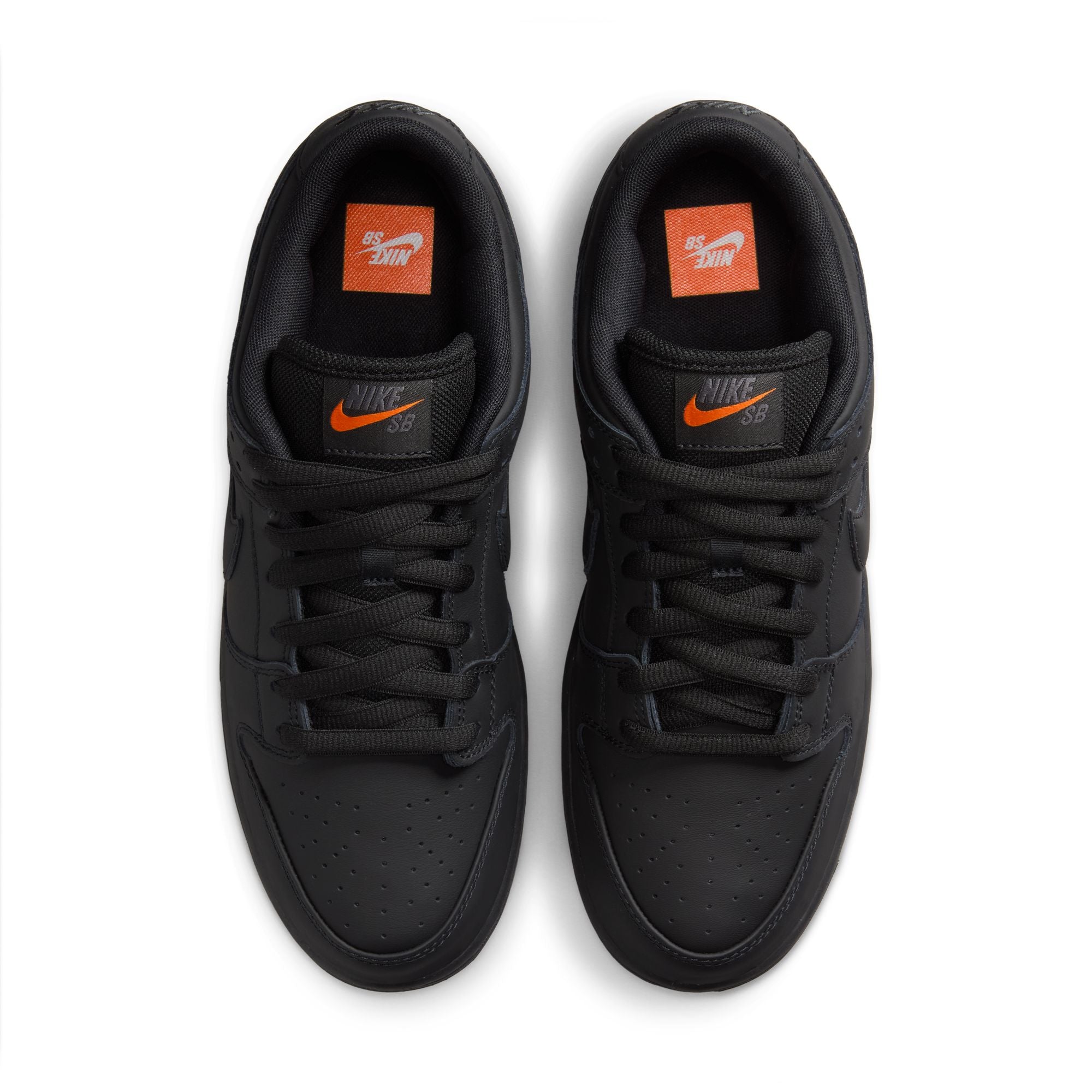 Nike SB Dunk Low Pro ISO Shoes - Black/Black-Black