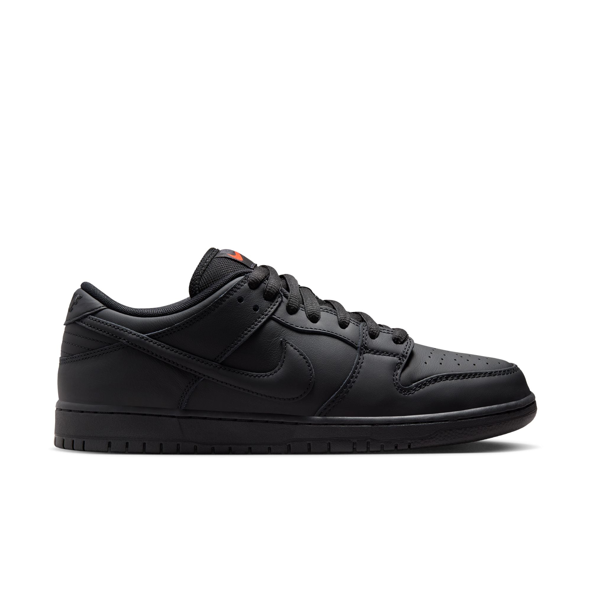 Nike SB Dunk Low Pro ISO Shoes - Black/Black-Black