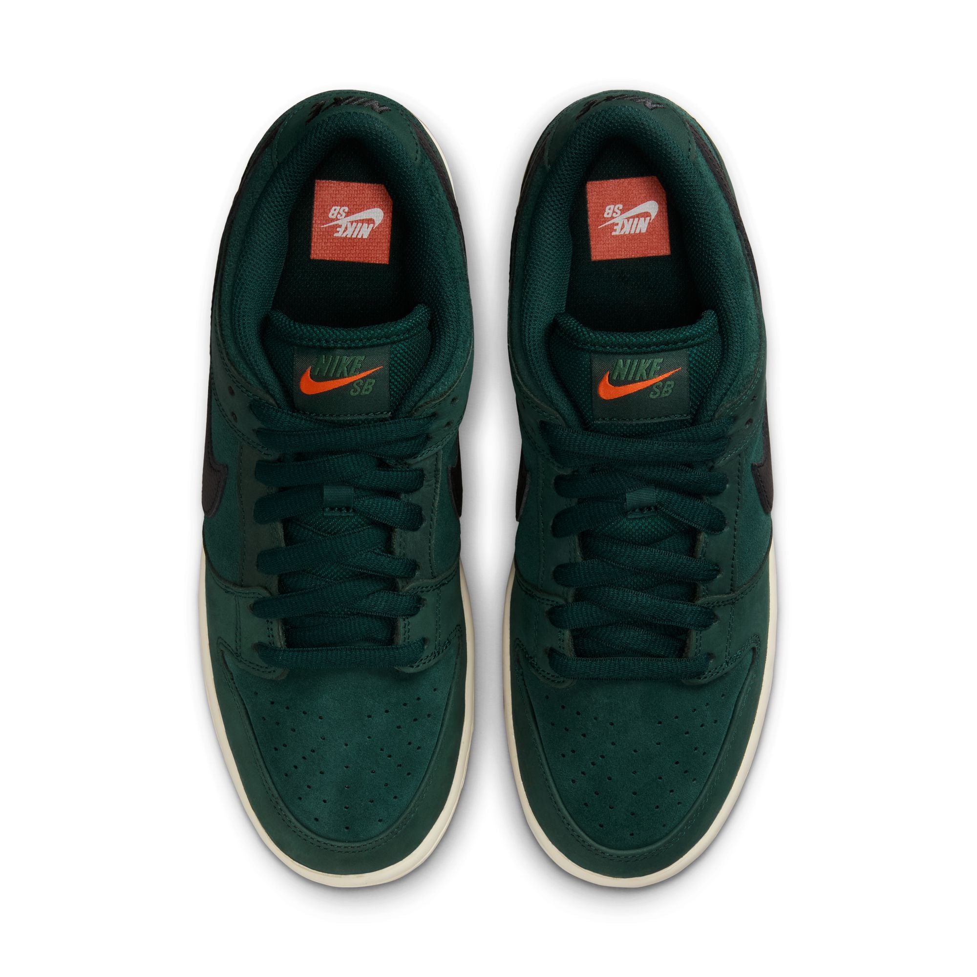 Nike SB Dunk Low Pro ISO Shoes - Deep Fir/Black-Fir-Sail