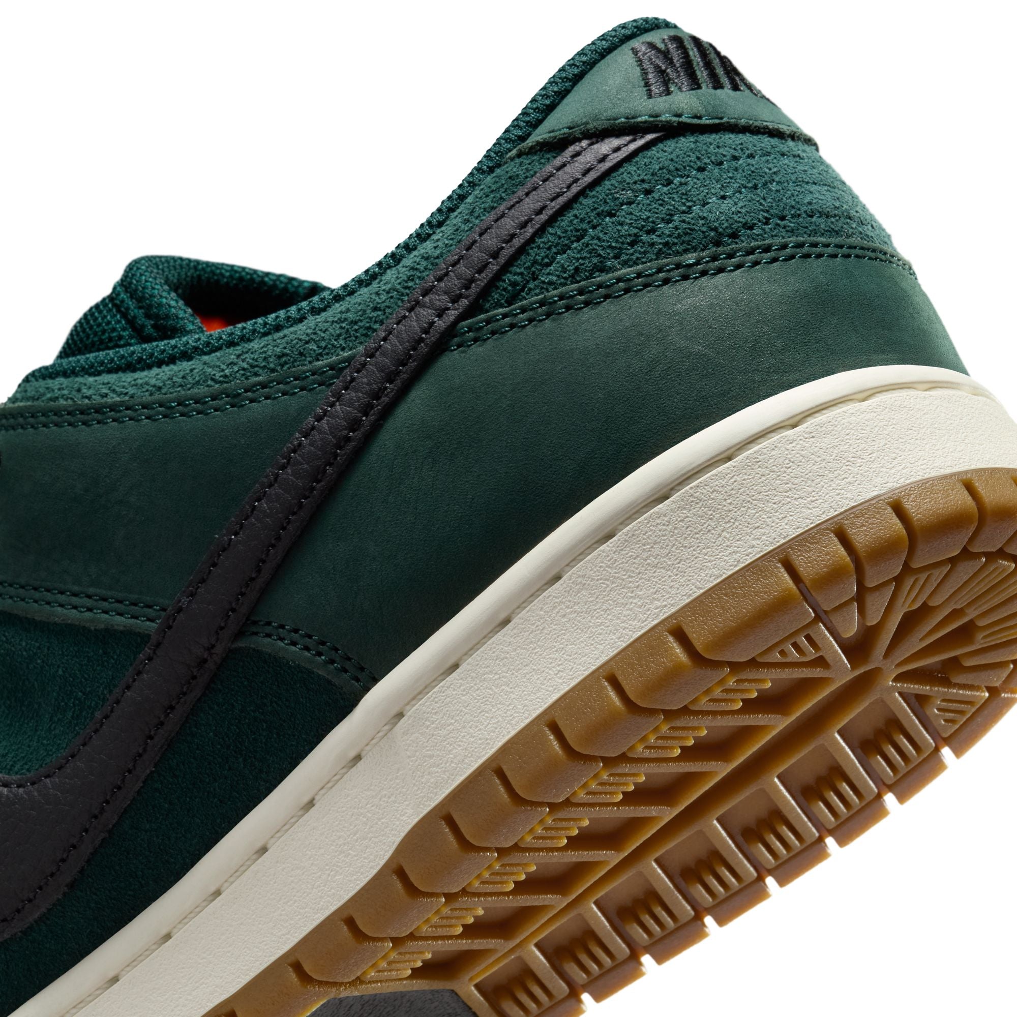 Nike SB Dunk Low Pro ISO Shoes - Deep Fir/Black-Fir-Sail