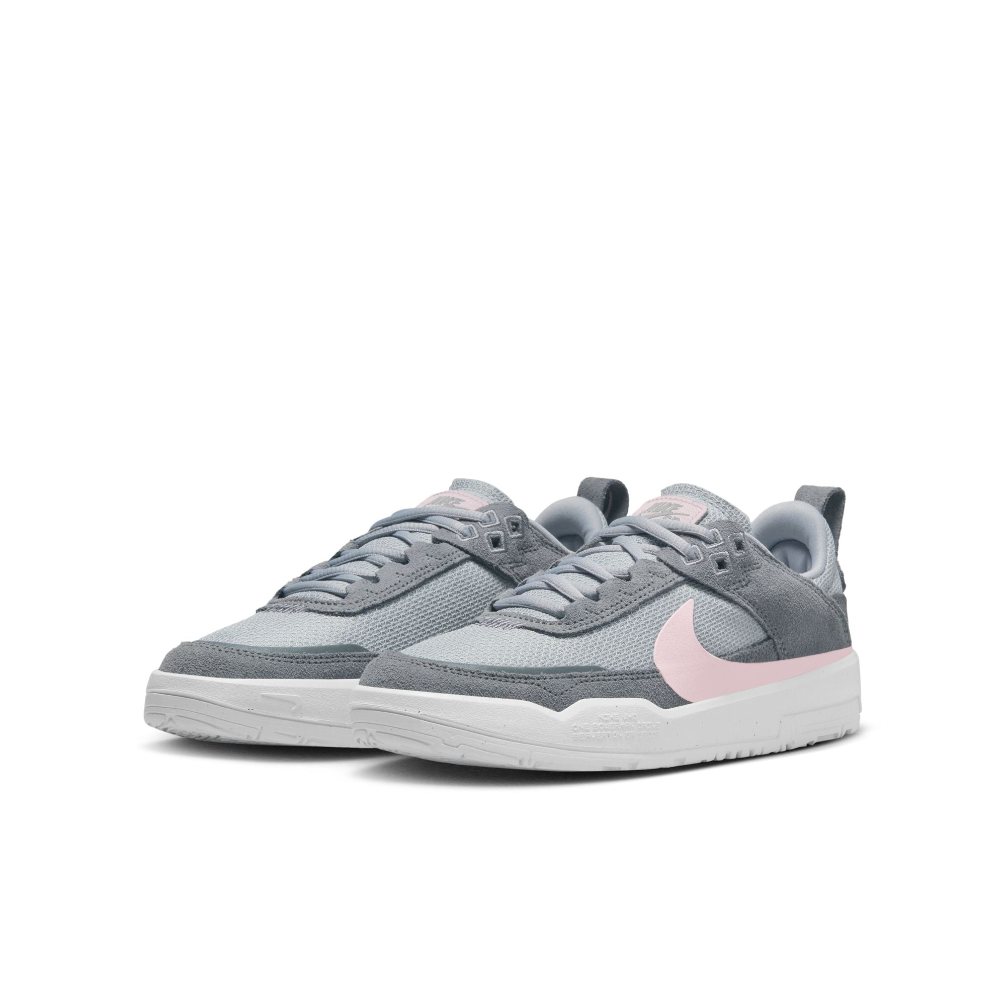 Nike SB Kids Day One Shoes - Cool Grey/Pink Foam-Wolf Grey