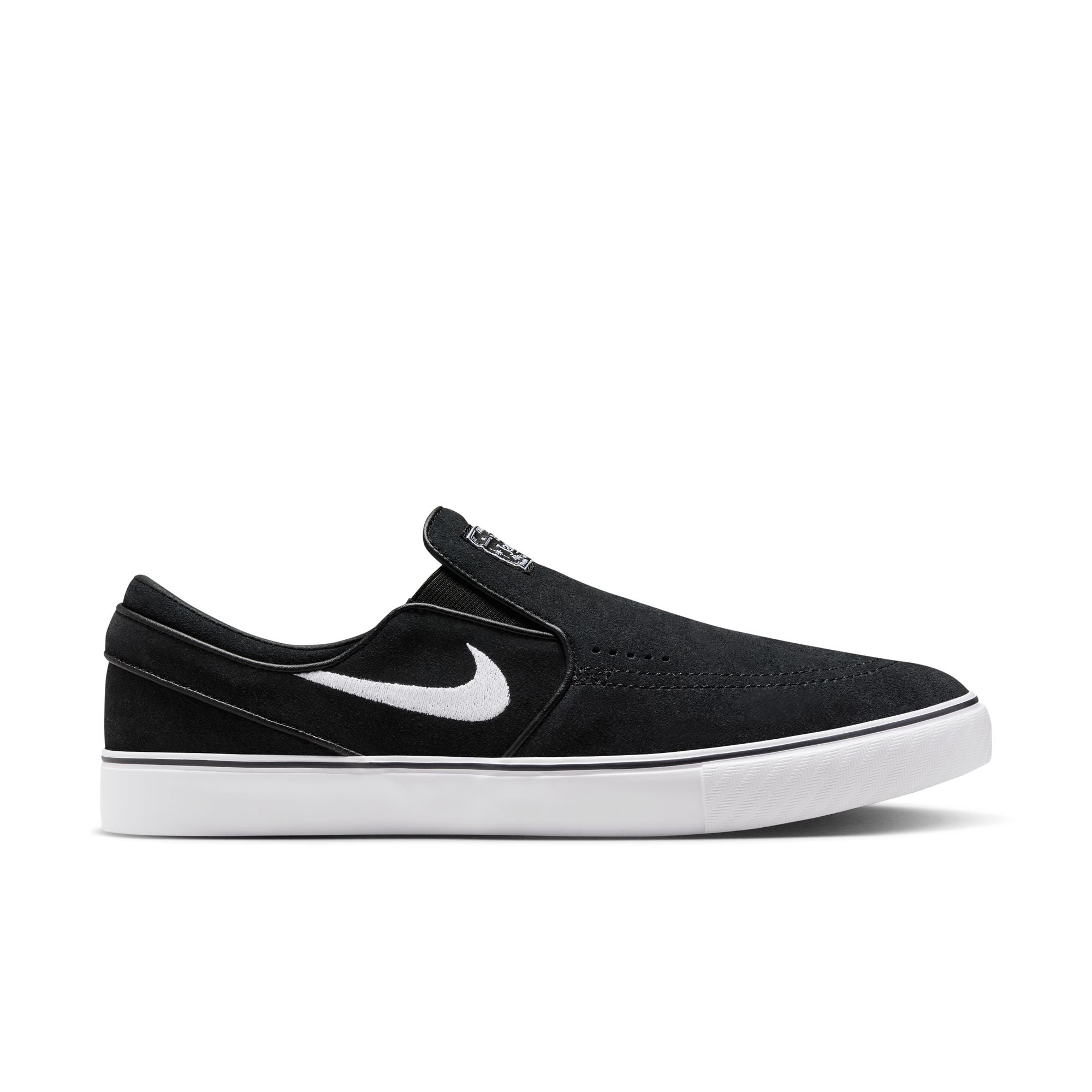 Nike SB Janoski OG+ Slip On Shoes - Black/White-Black