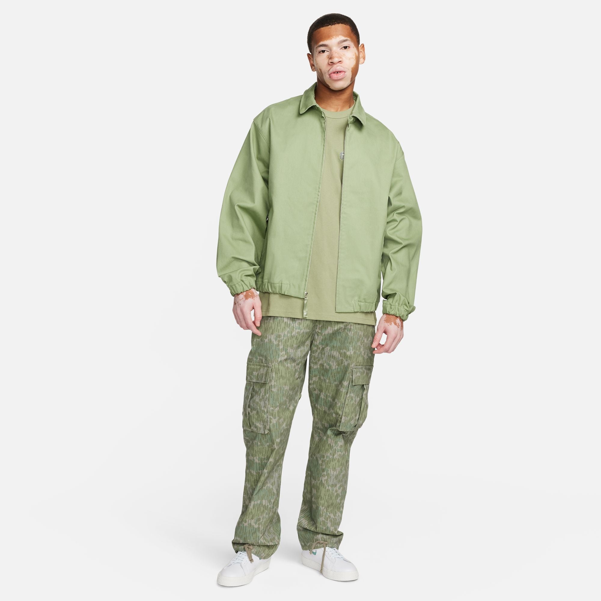 Nike SB Woven Twill Jacket - Oil Green