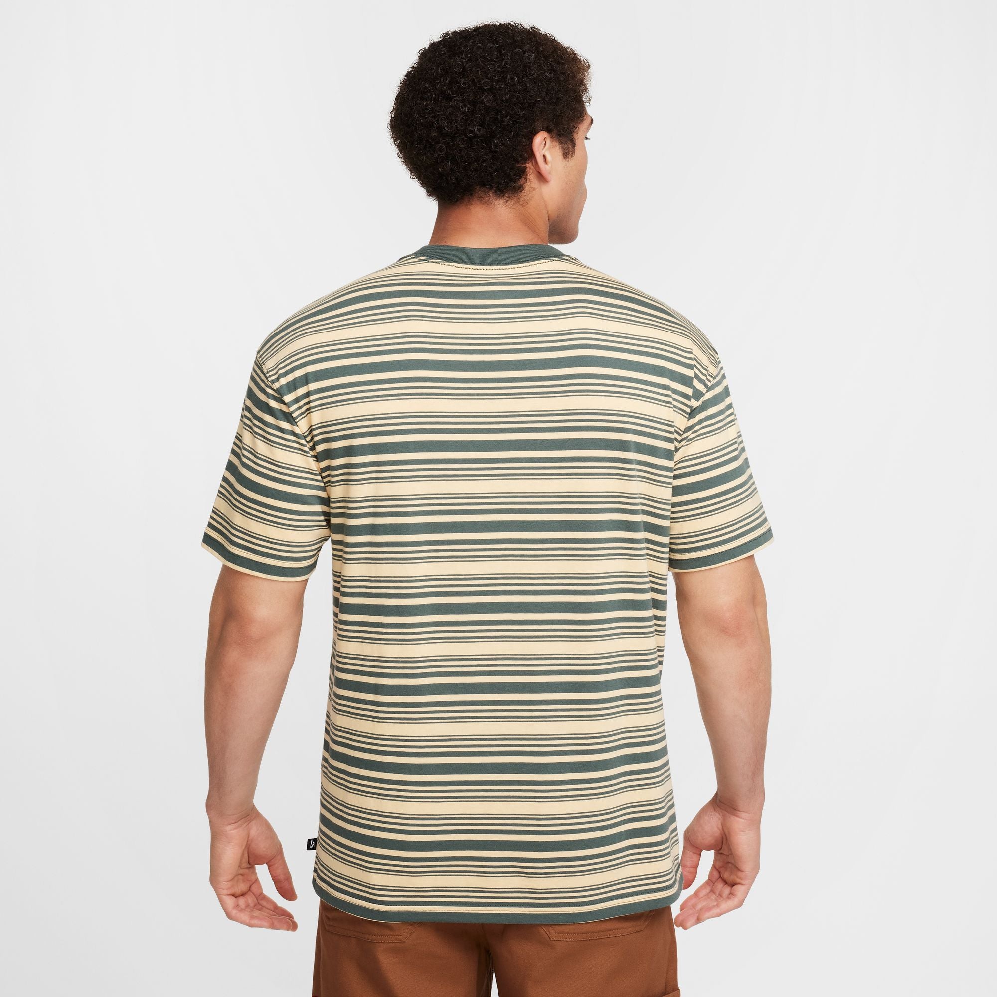 Nike SB Striped T-shirt - Vintage Green