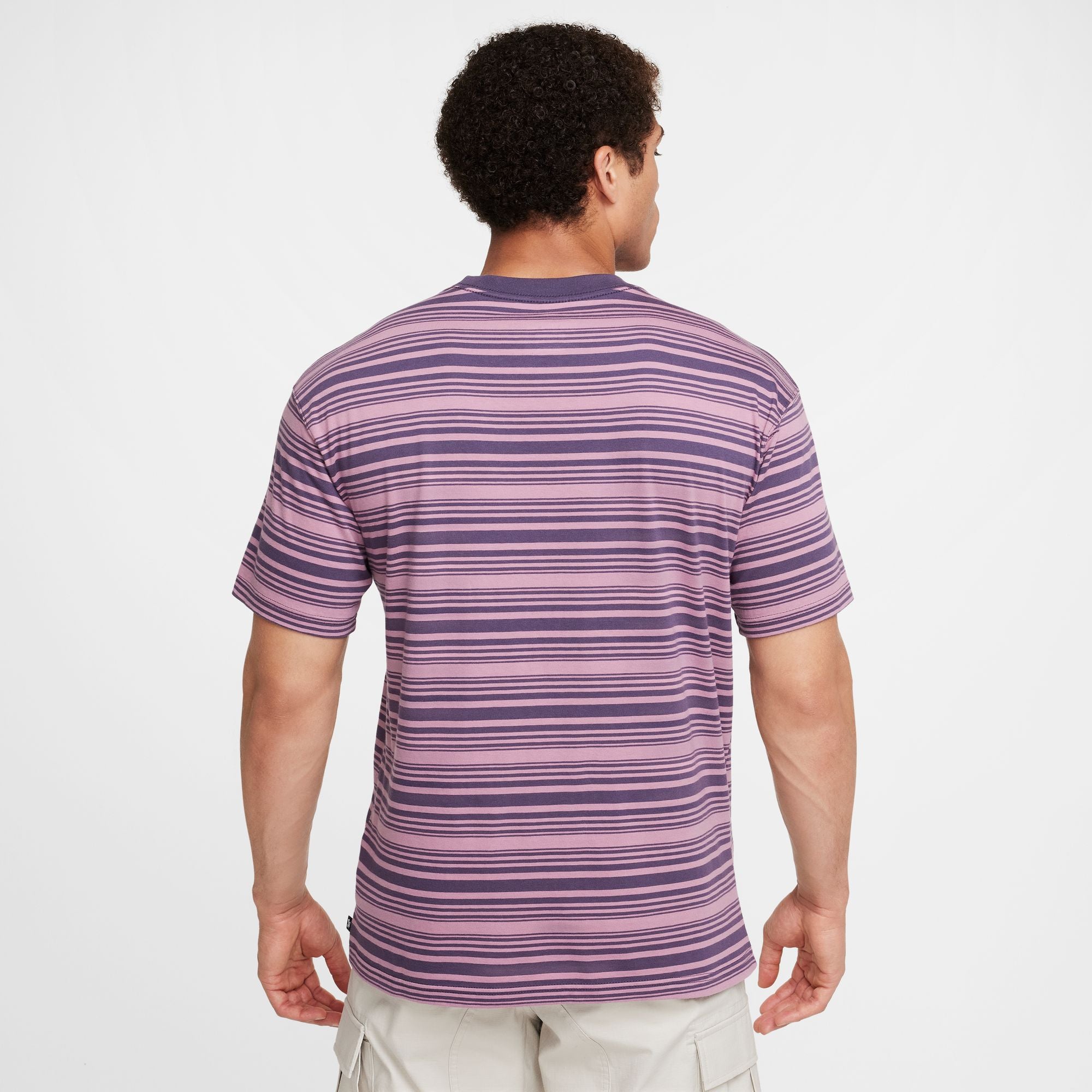 Nike SB Striped T-shirt - Plum Dust