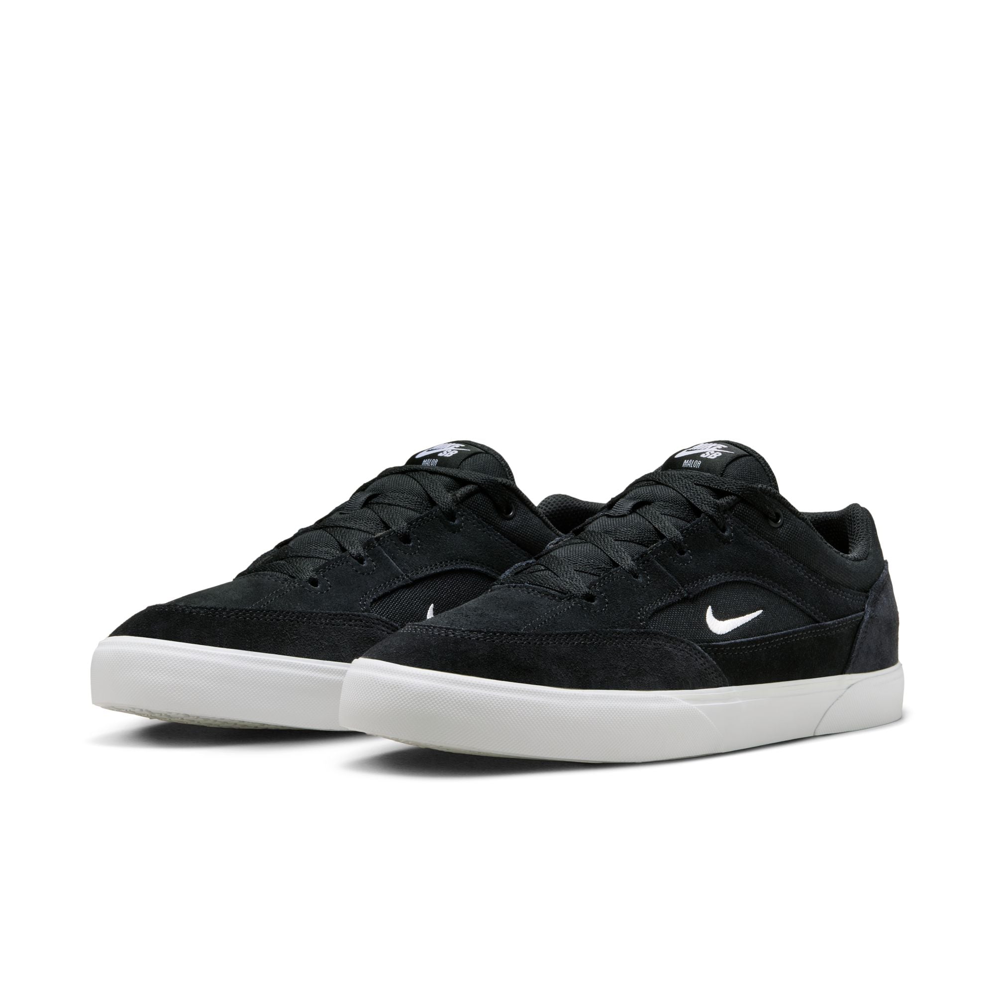 Nike SB Malor Shoes - Black/White-Black